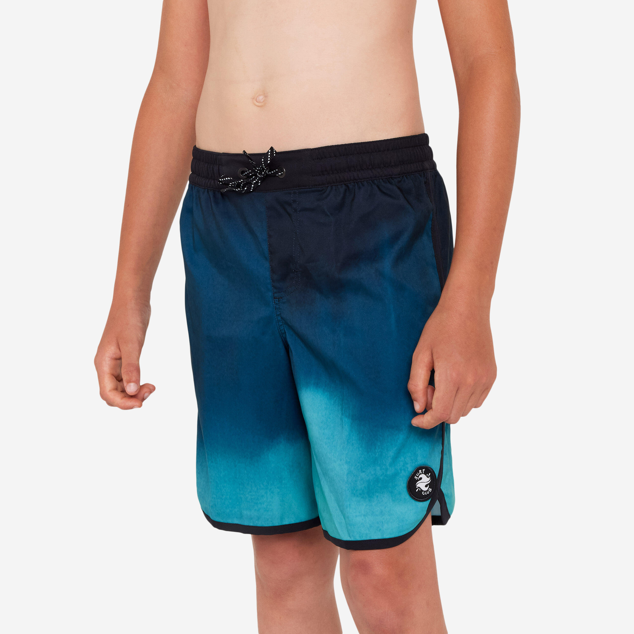 SWIMMING SHORTS 500 - BLUE/BLACK