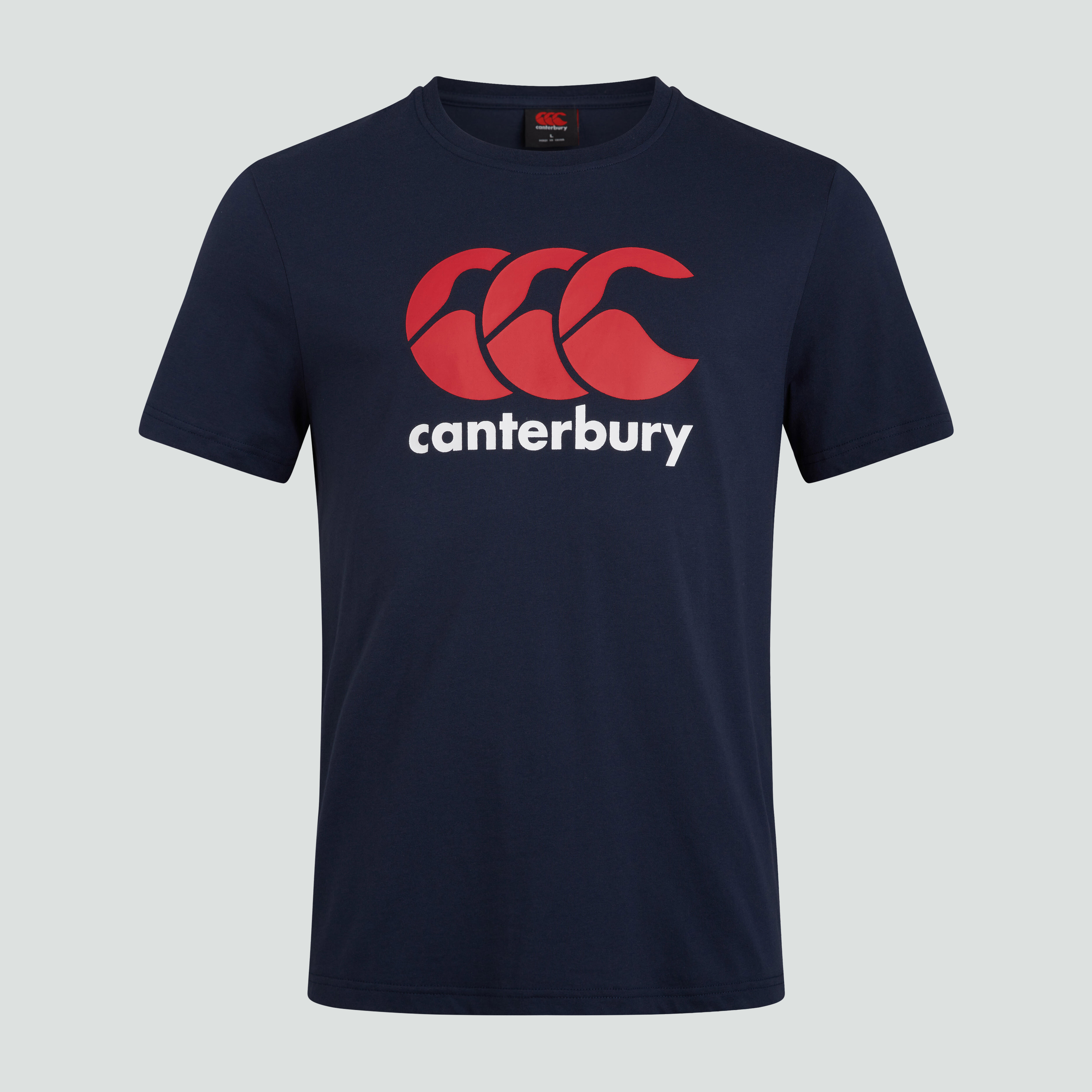 Adult Rugby Short-Sleeved CCC Logo T-Shirt - Navy Blue