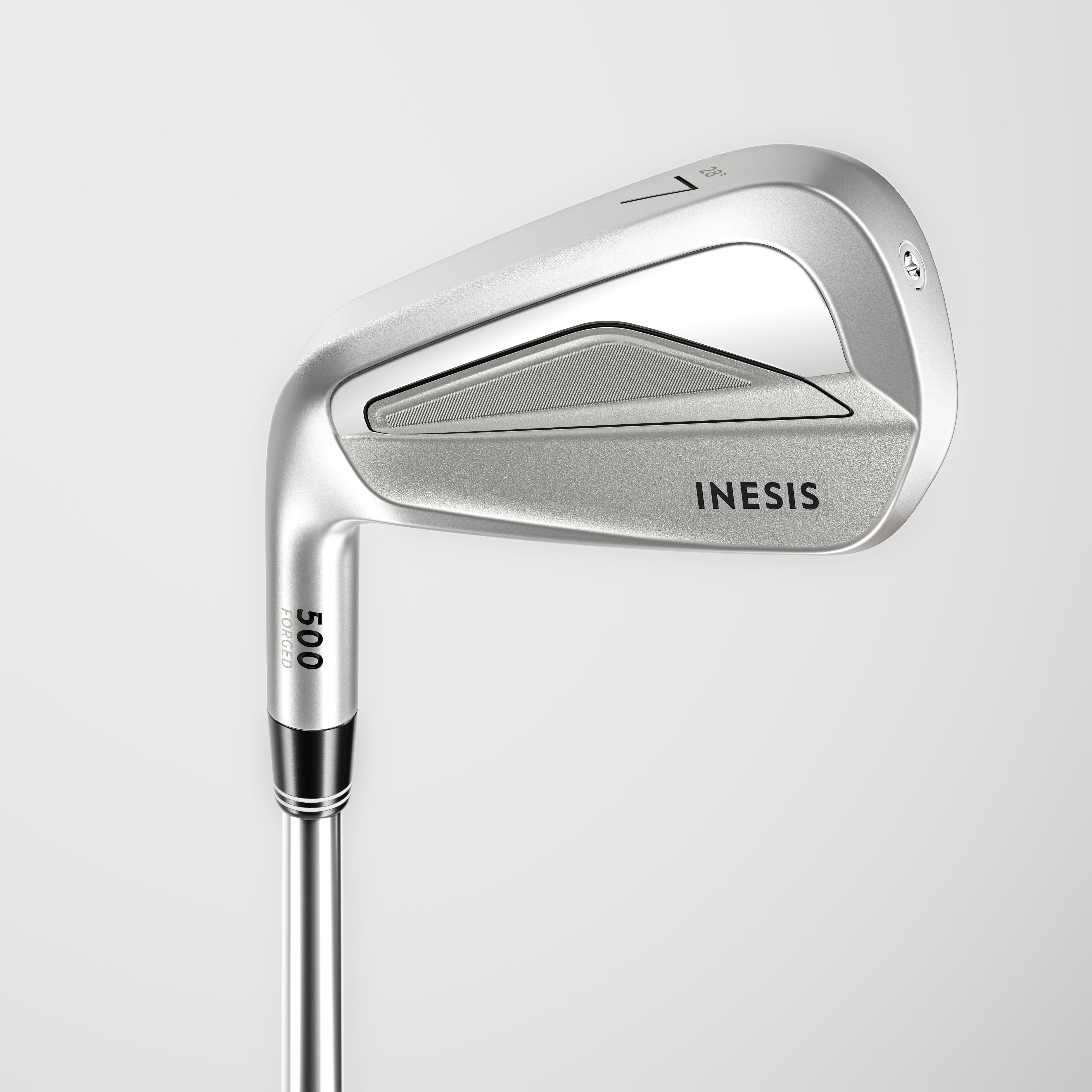 Golf iron set left handed medium speed - INESIS 500