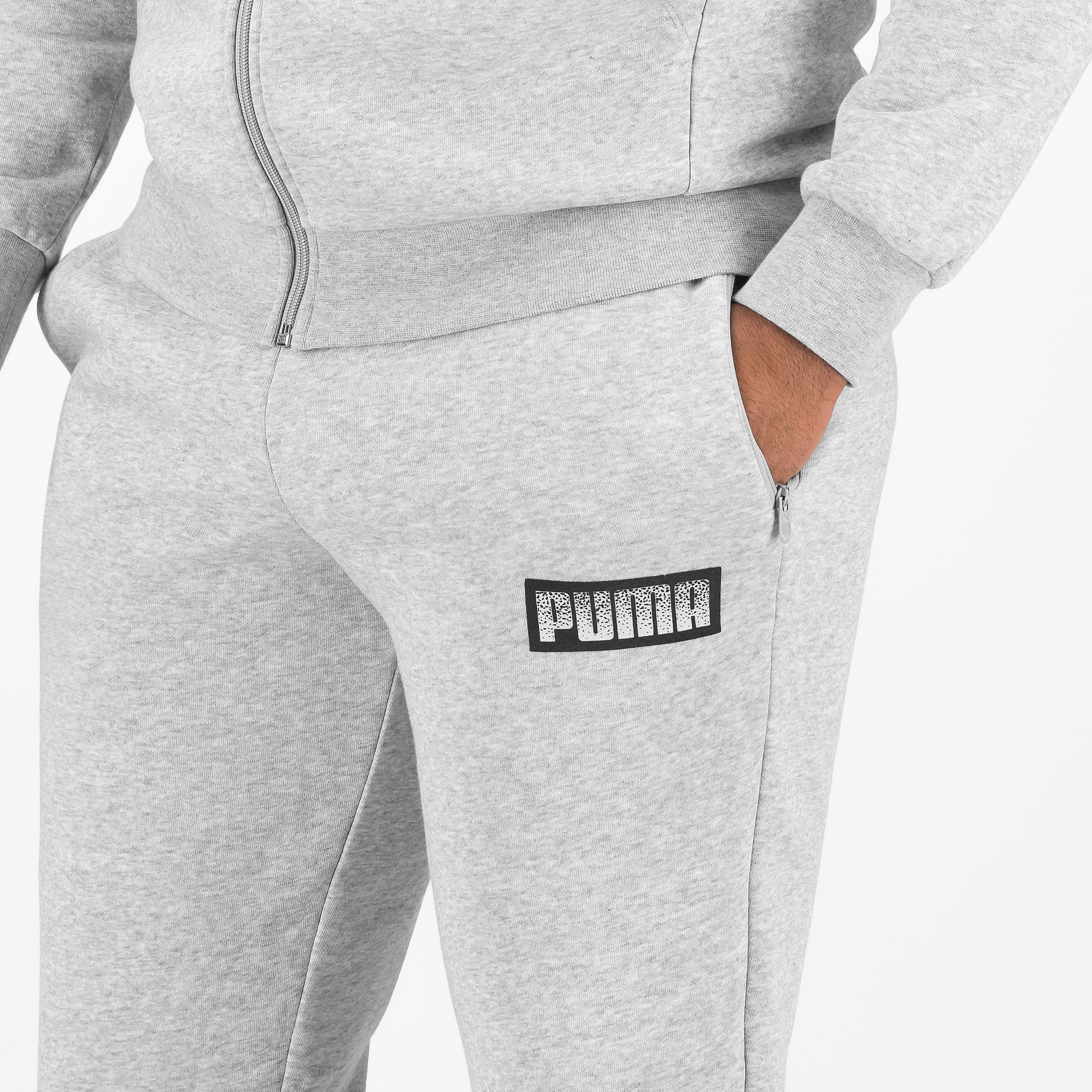 Men's Jogging Bottoms - Grey Print
