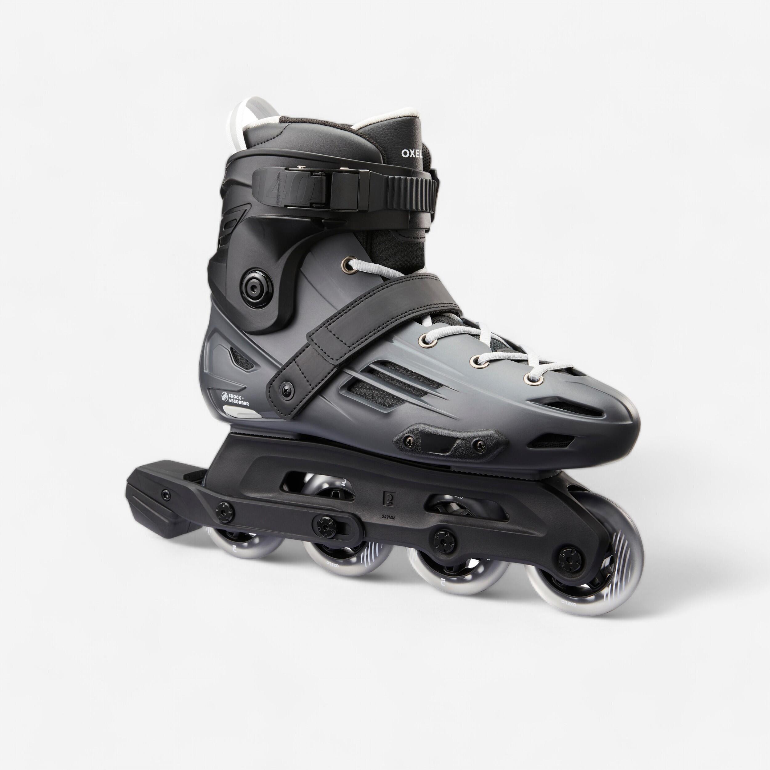 Adult Inline Skates MF140 Hard Shell - Grey