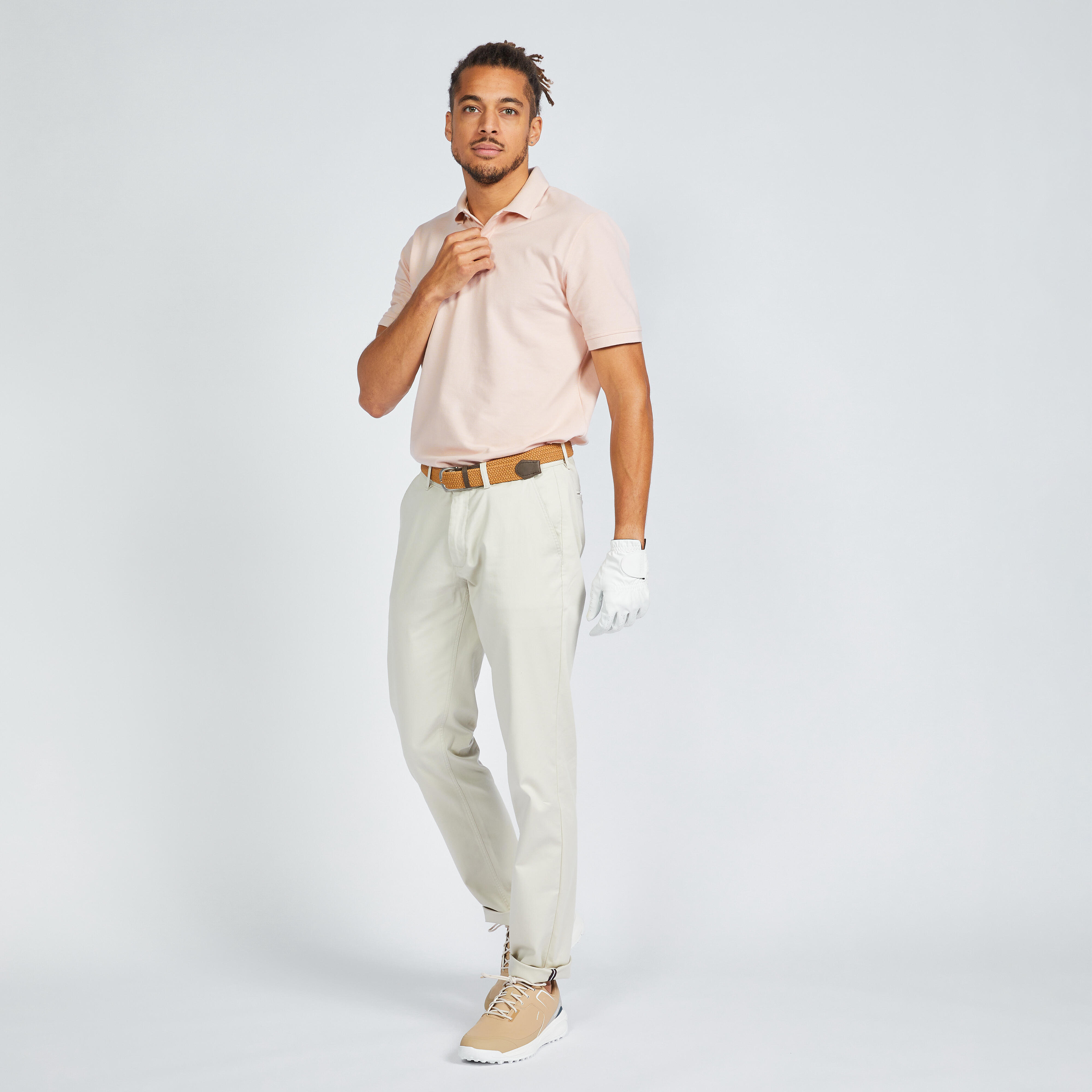 Men's Golf Trousers - MW500 Linen