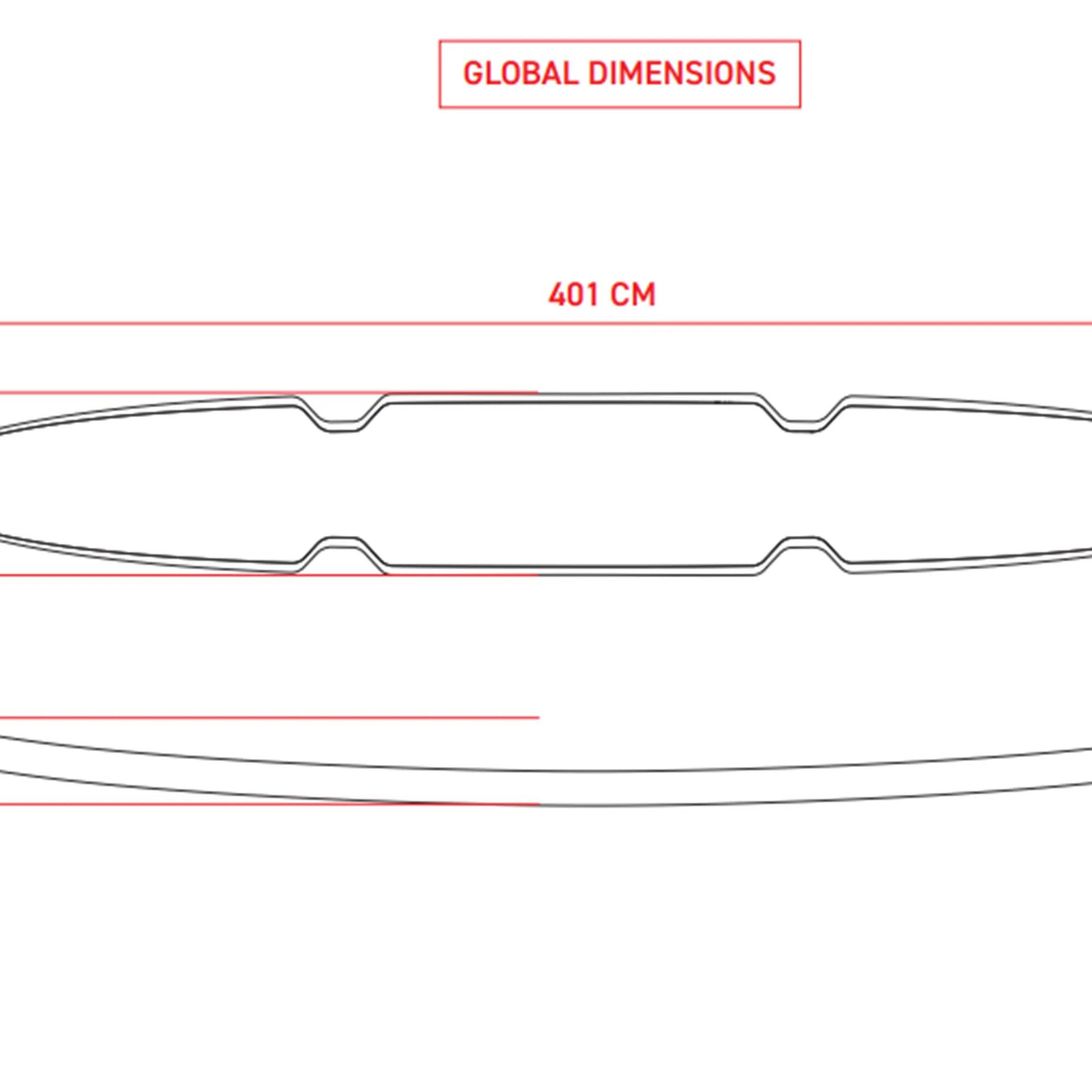 Inflatable Bottom Bladder Dropstitch Kayak x100+ 4P