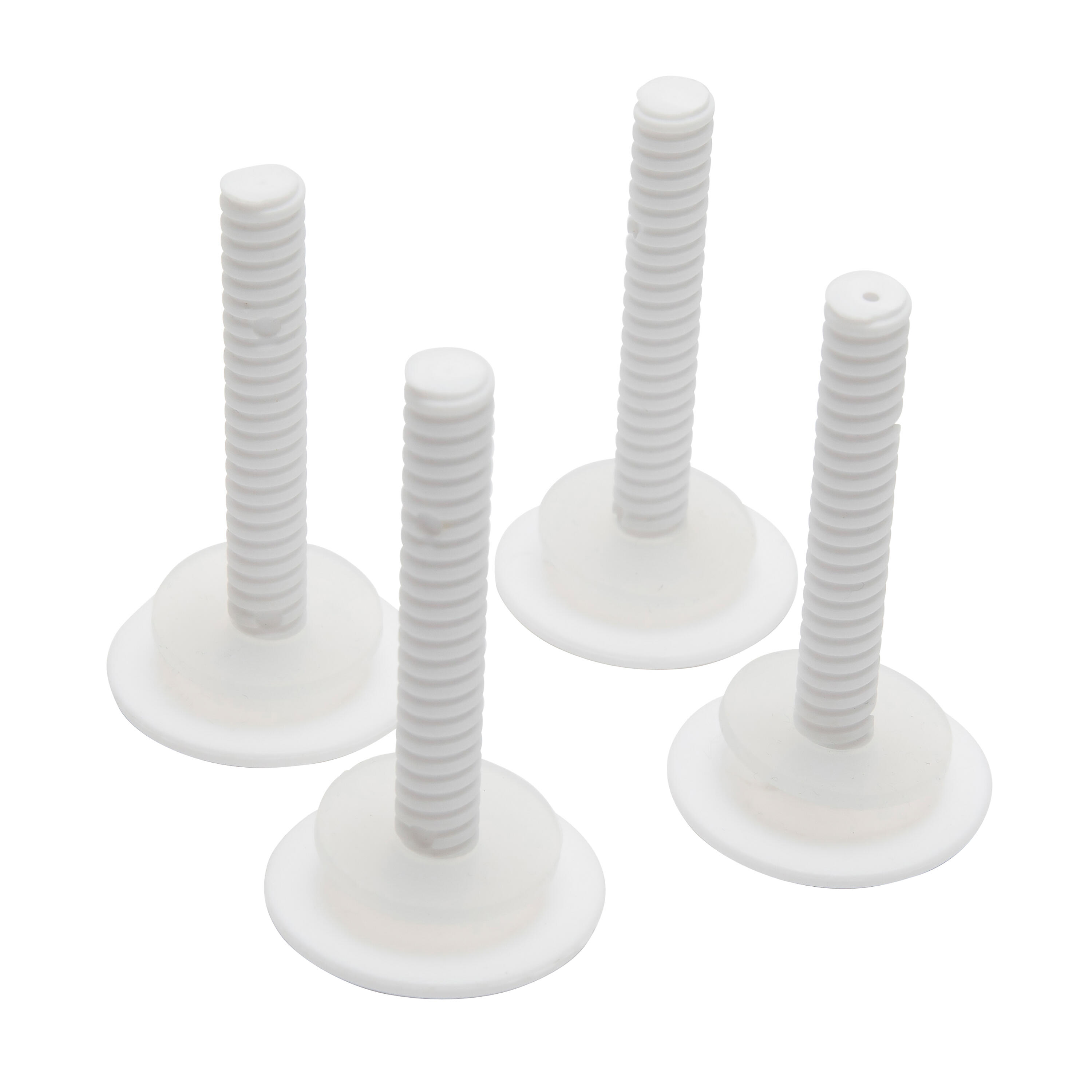 Pack of 4 foam surfboard screws - White