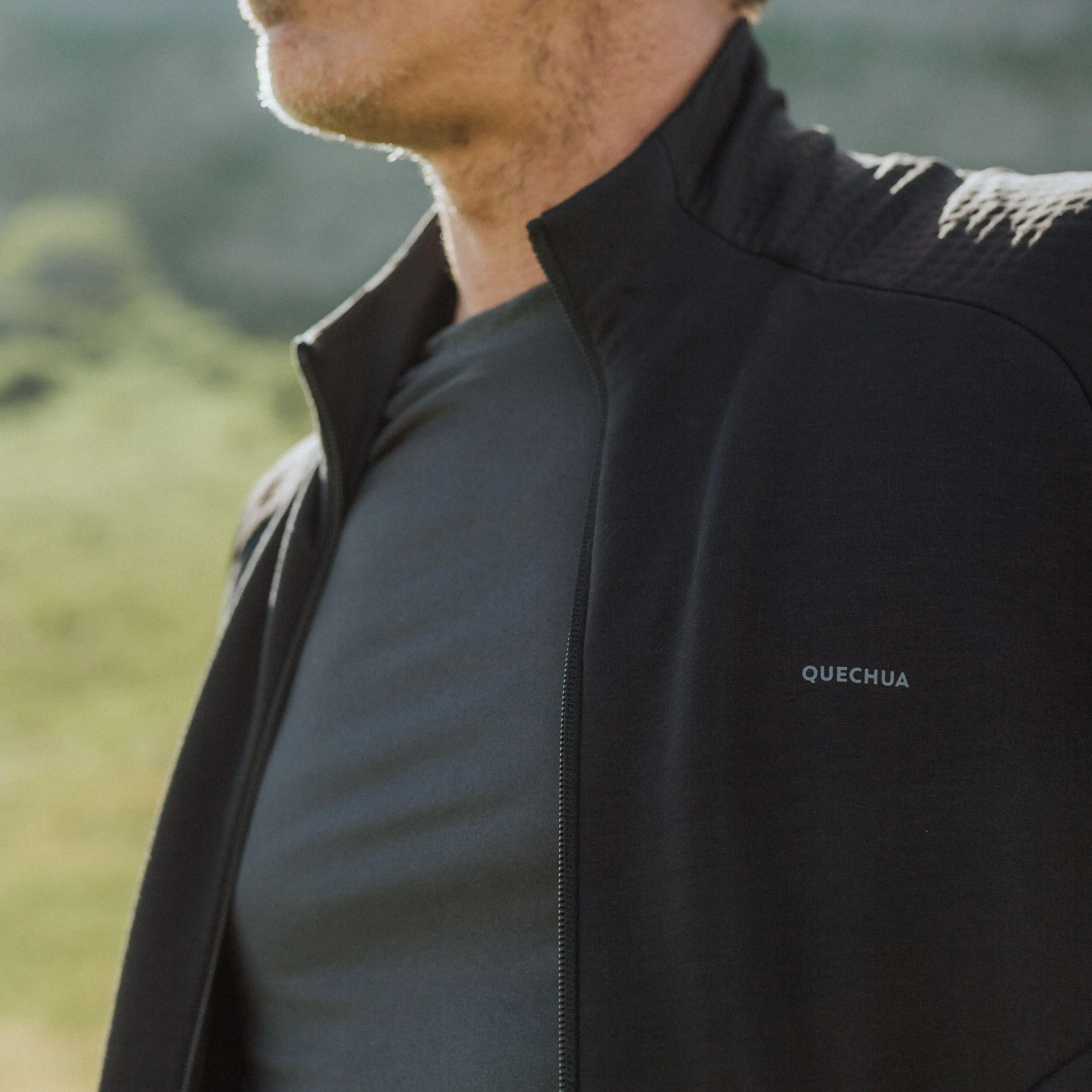 Men’s Hiking Thin Fleece Jacket  - MH520 Light