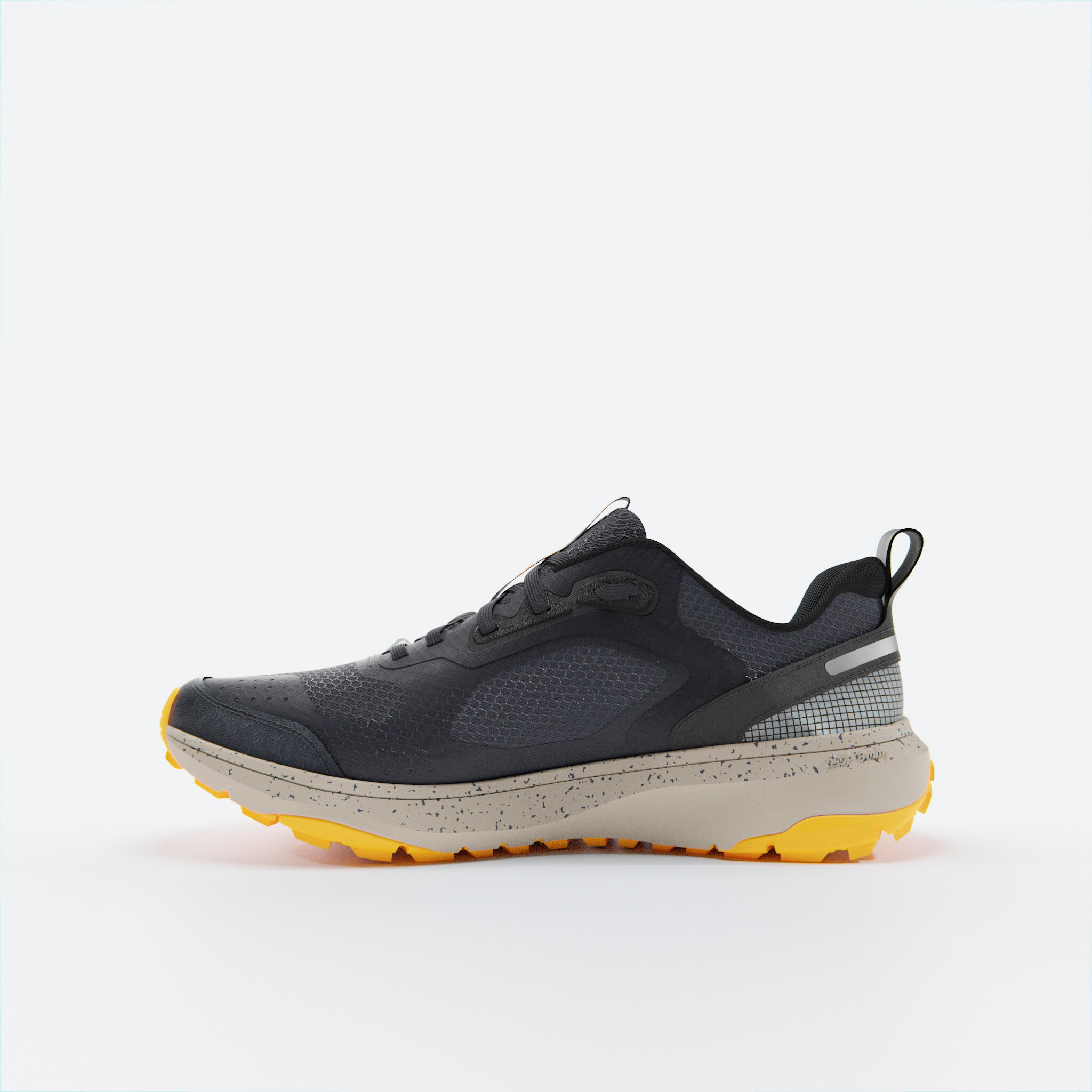 Men's Running and Trail Running Shoes - JF 190 GRIP - Blue/Mango