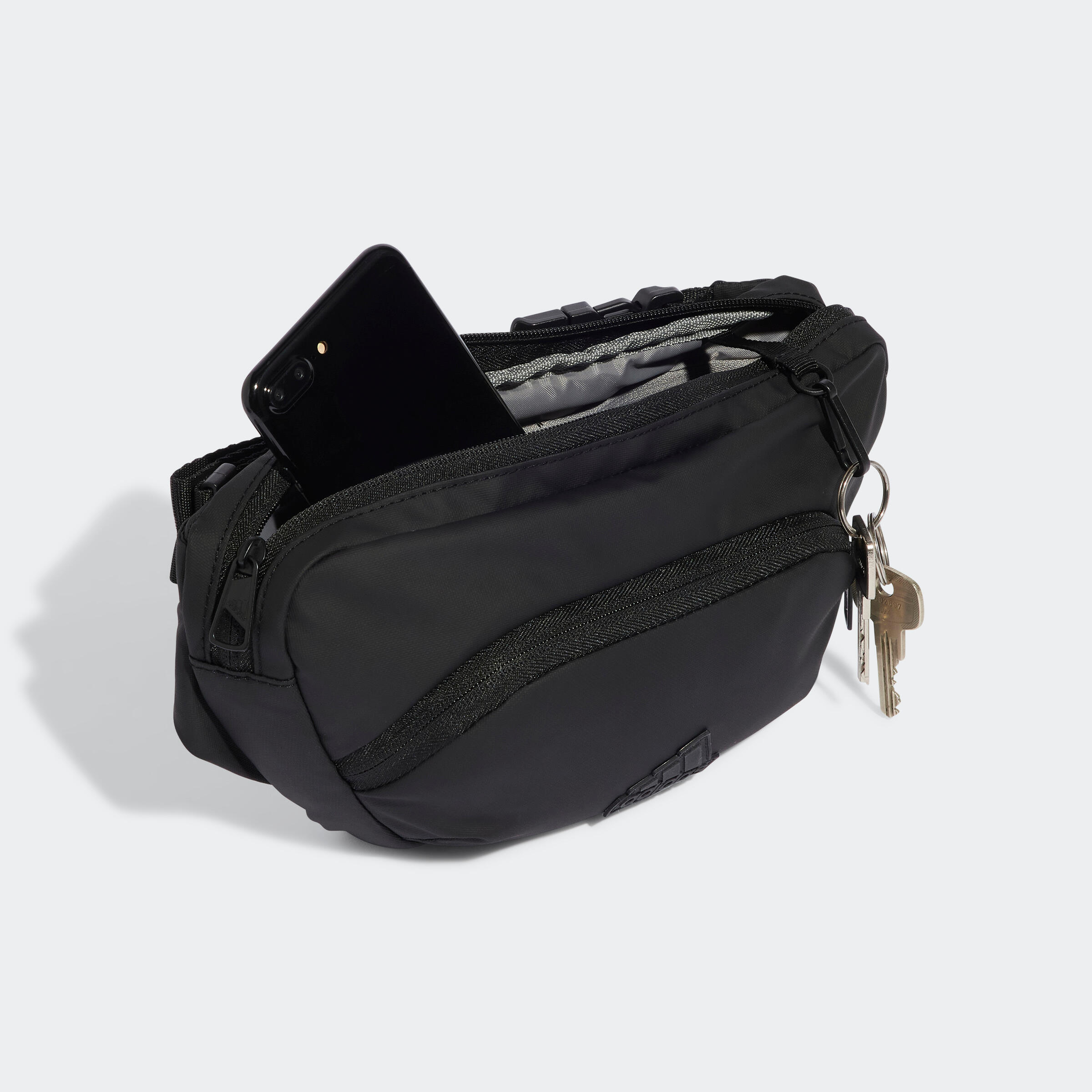 2-Pocket Waist Bag  Ultra-modern - Black