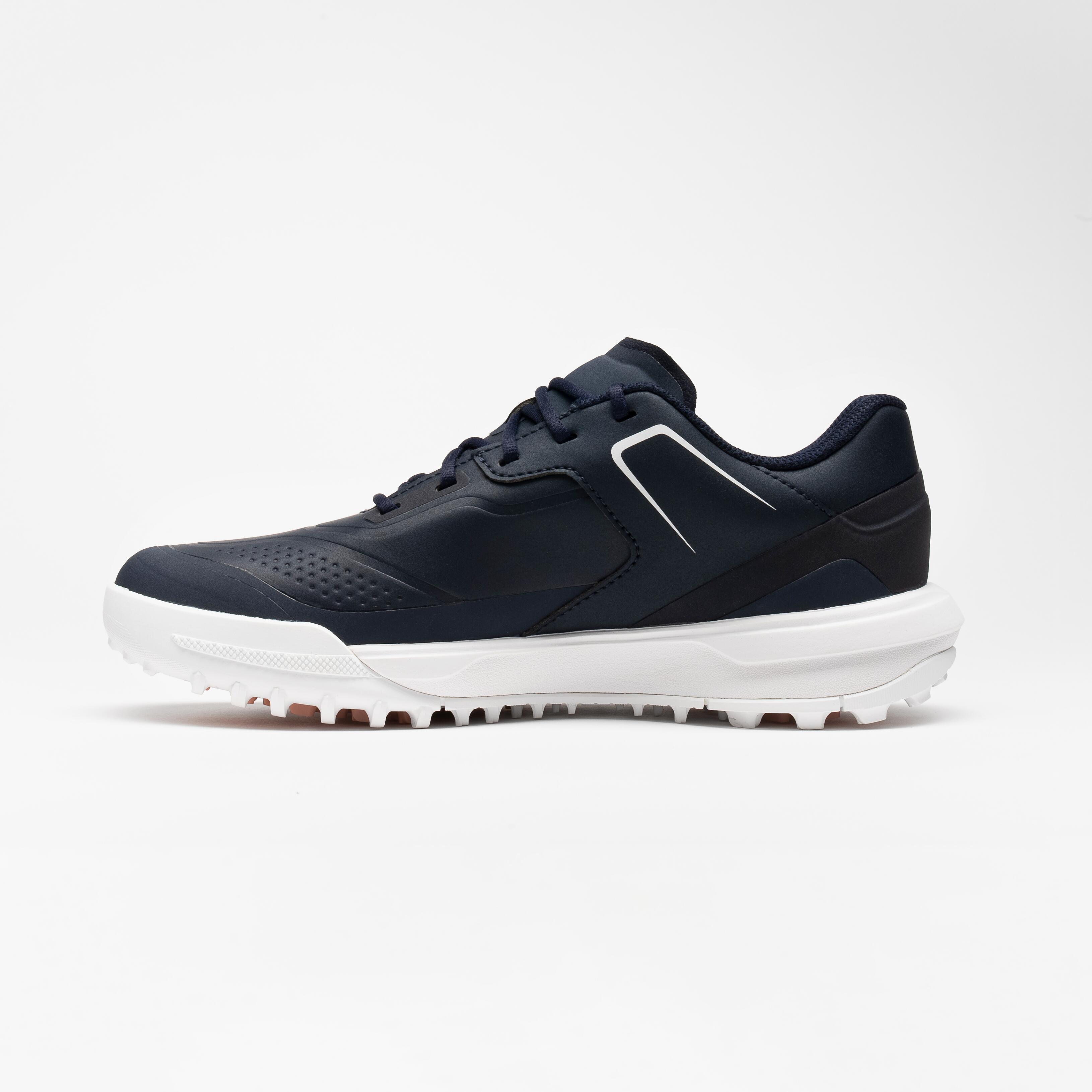 Women's Waterproof Golf Shoes - MW 500 Navy