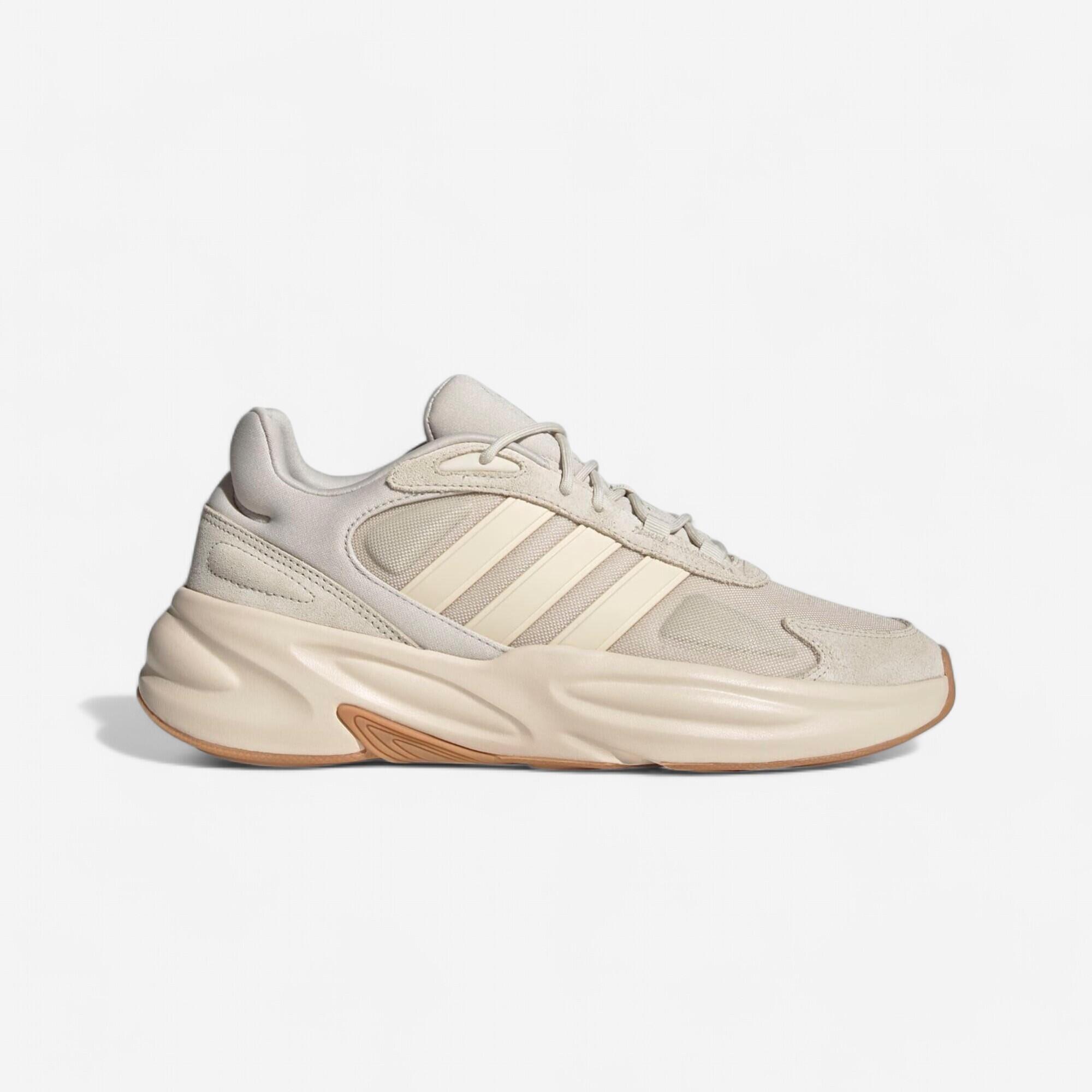 MEN'S ADIDAS OZELLE WALKING TRAINERS - BEIGE