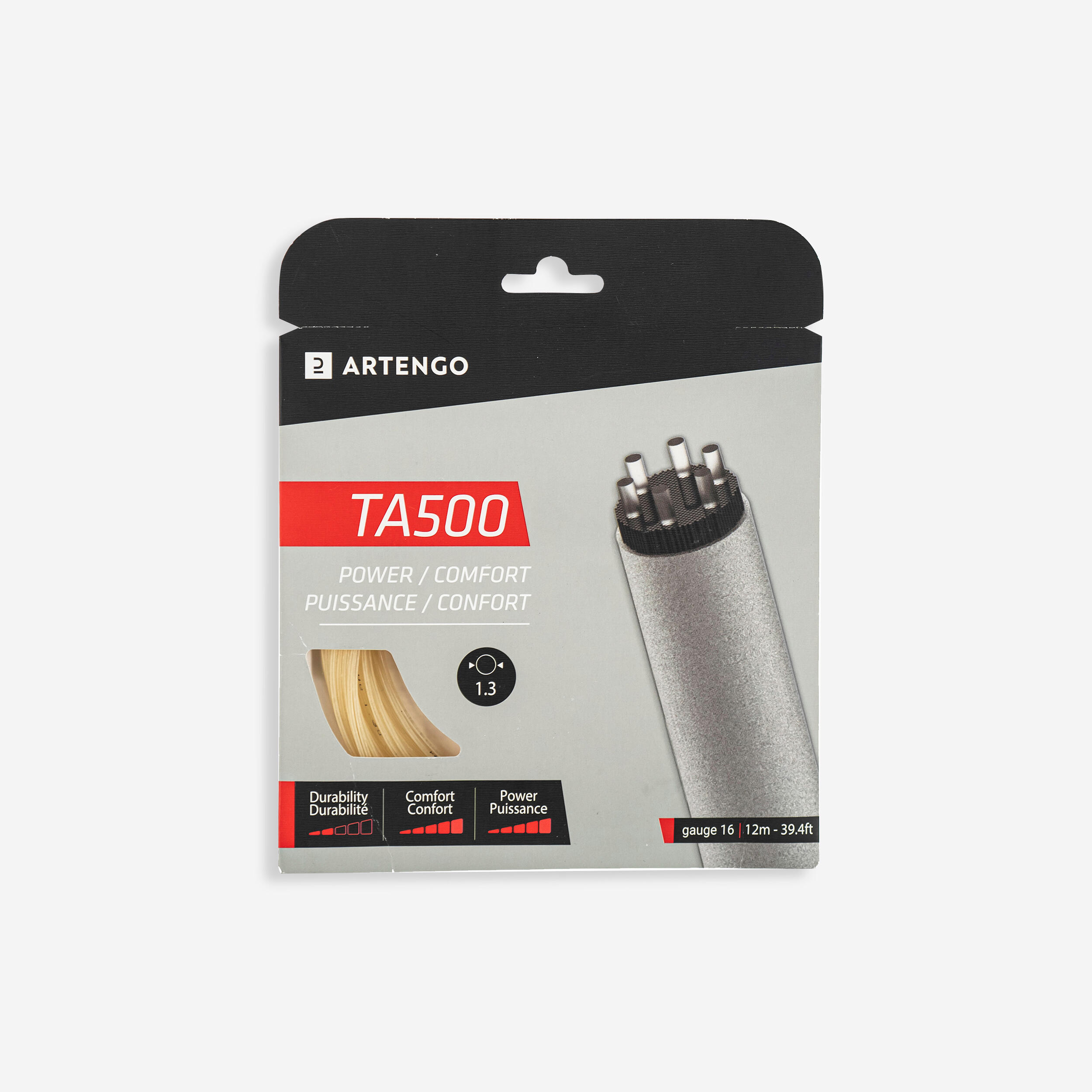 TA 500 Comfort Multifilament Tennis String 1.3 mm - Beige