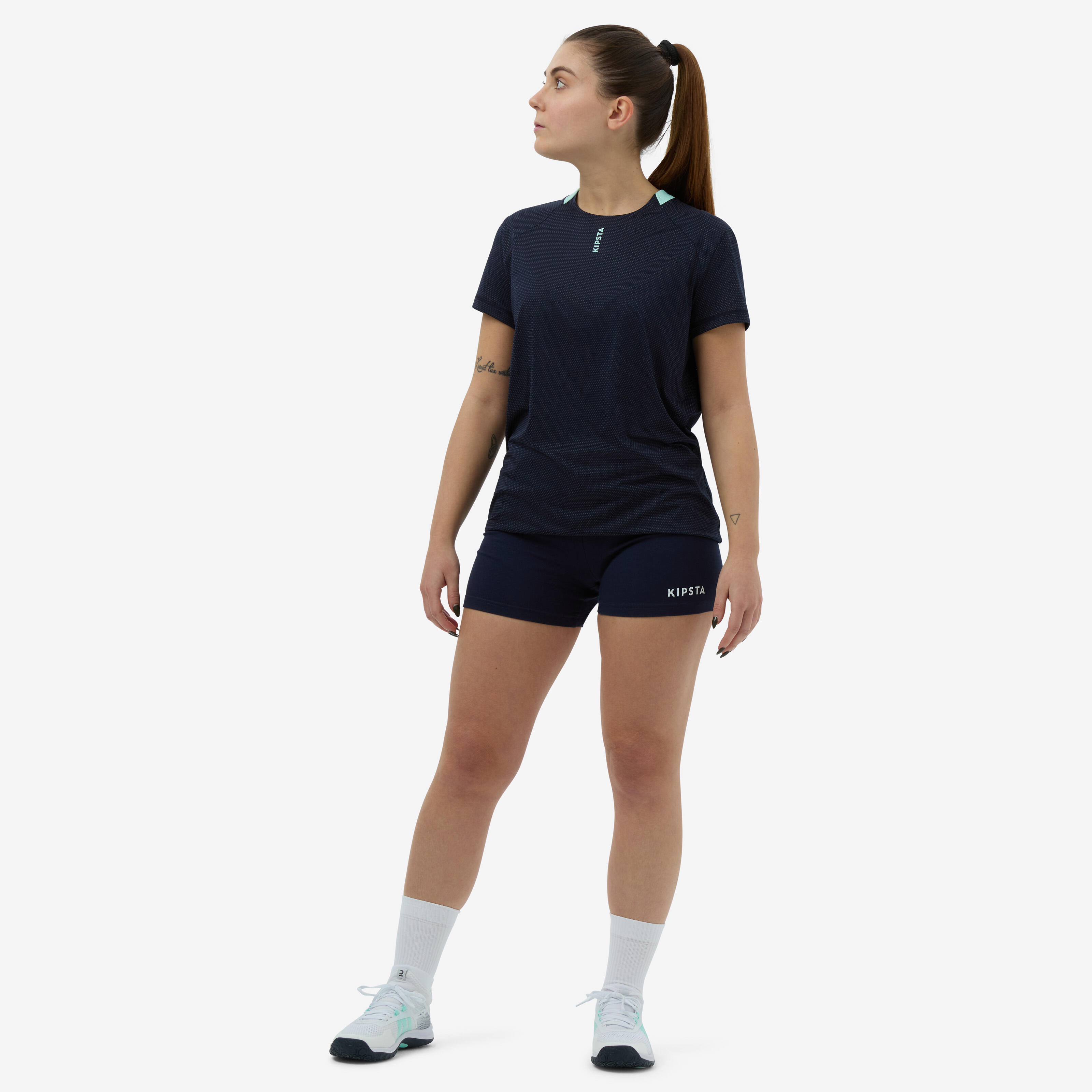 V100 Women's Volleyball Shorts - Navy