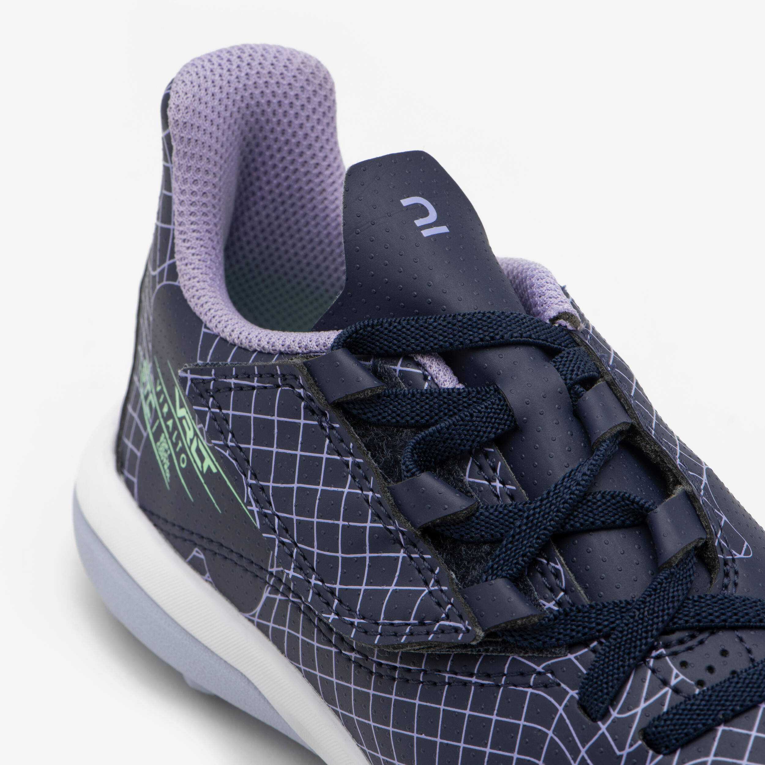 Kids' Rip-Tab Football Boots Viralto I Easy Turf TF - Nebula