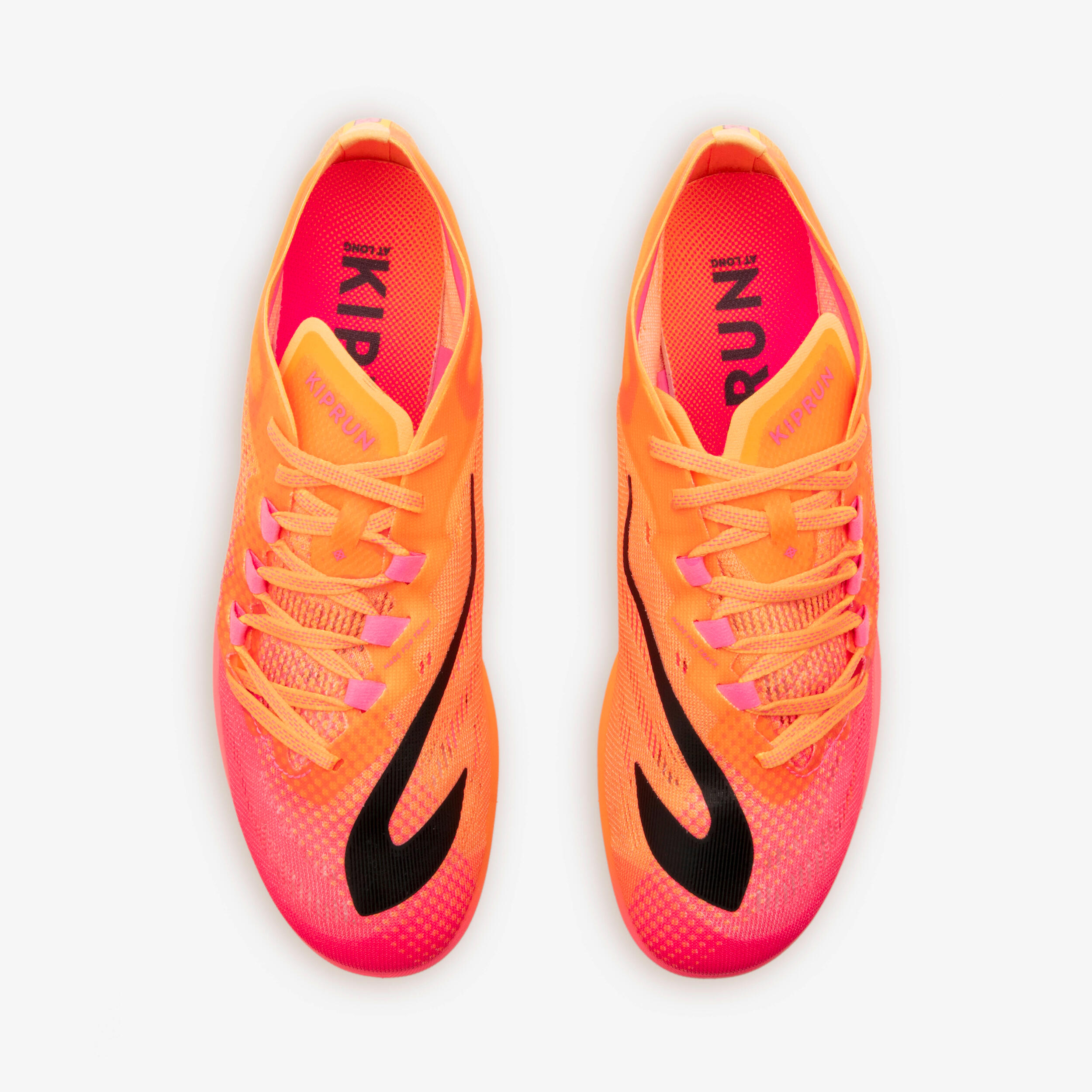 AT LONG 900 long-distance spiked shoes - orange and pink