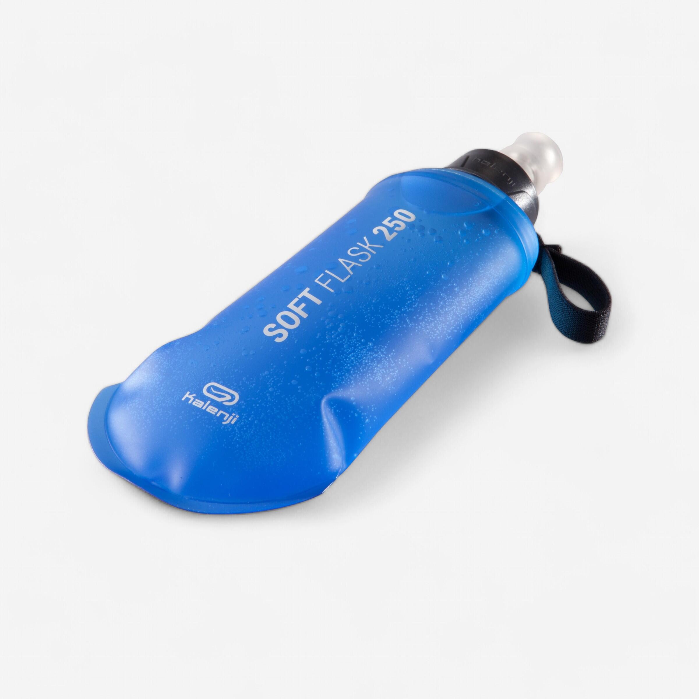 FLEXIBLE RUNNING FLASK 250ML - BLUE