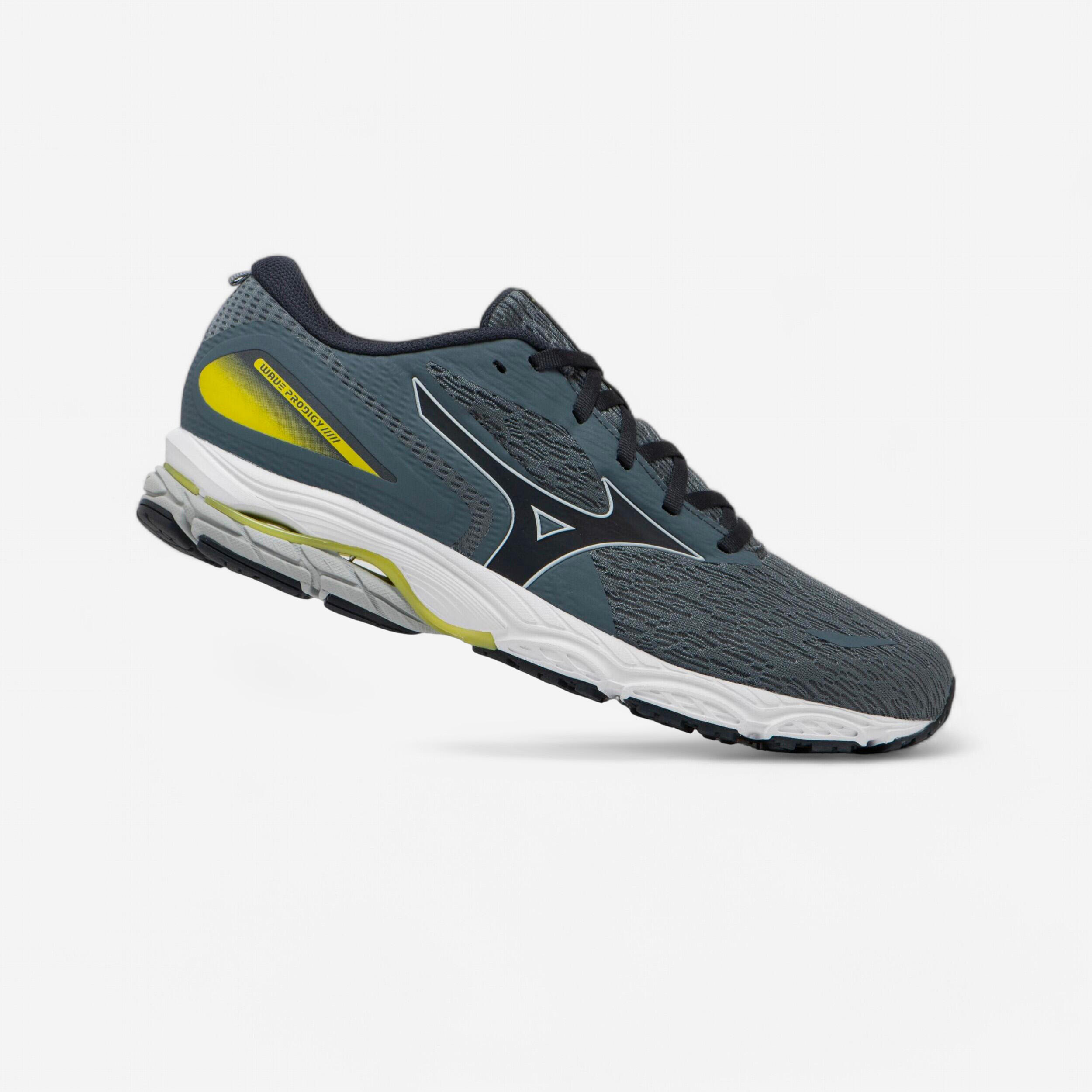 Men's Mizuno Wave Prodigy 5 running shoes - storm / white / sulphur spring