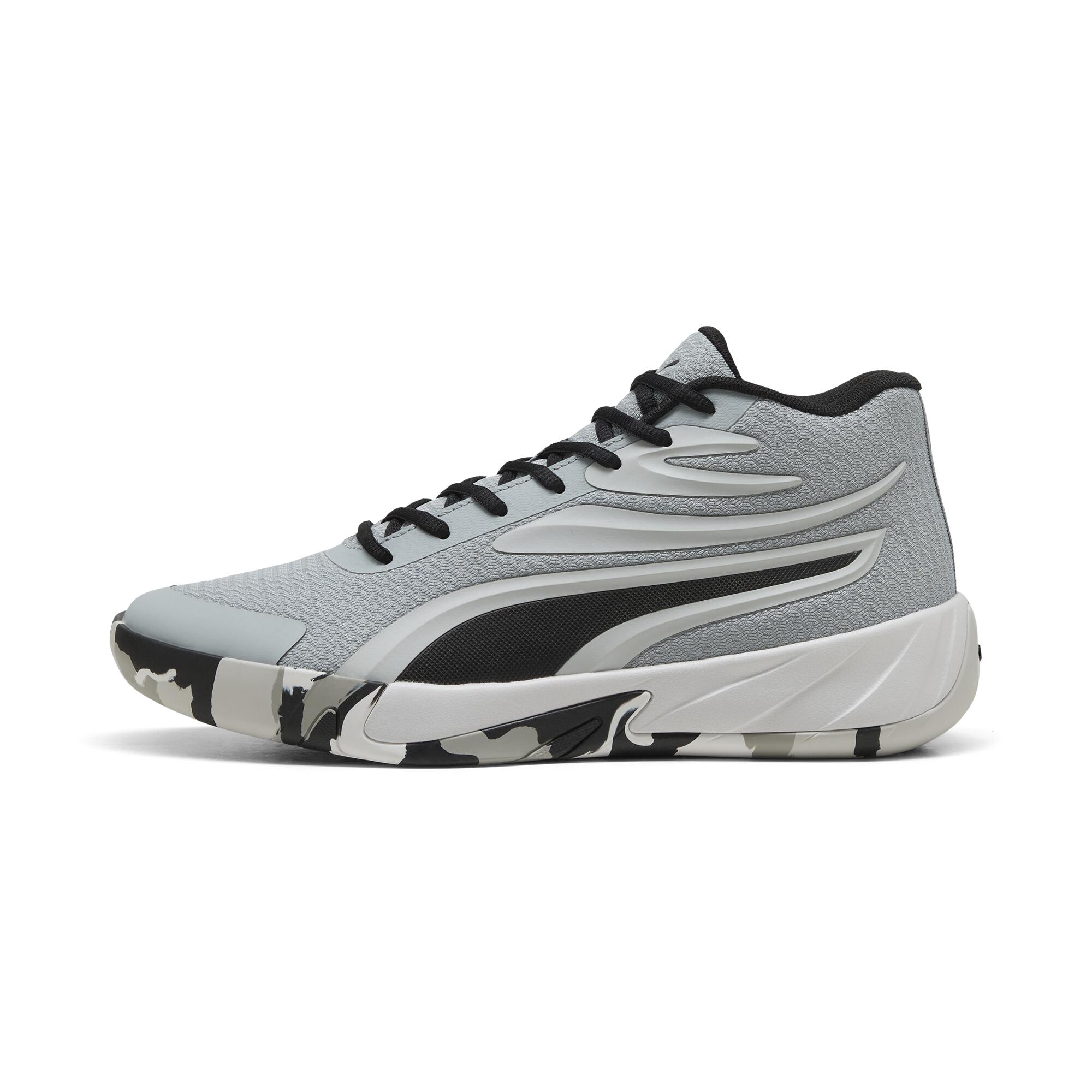Adult Basketball Shoes Court Pro - Grey & White