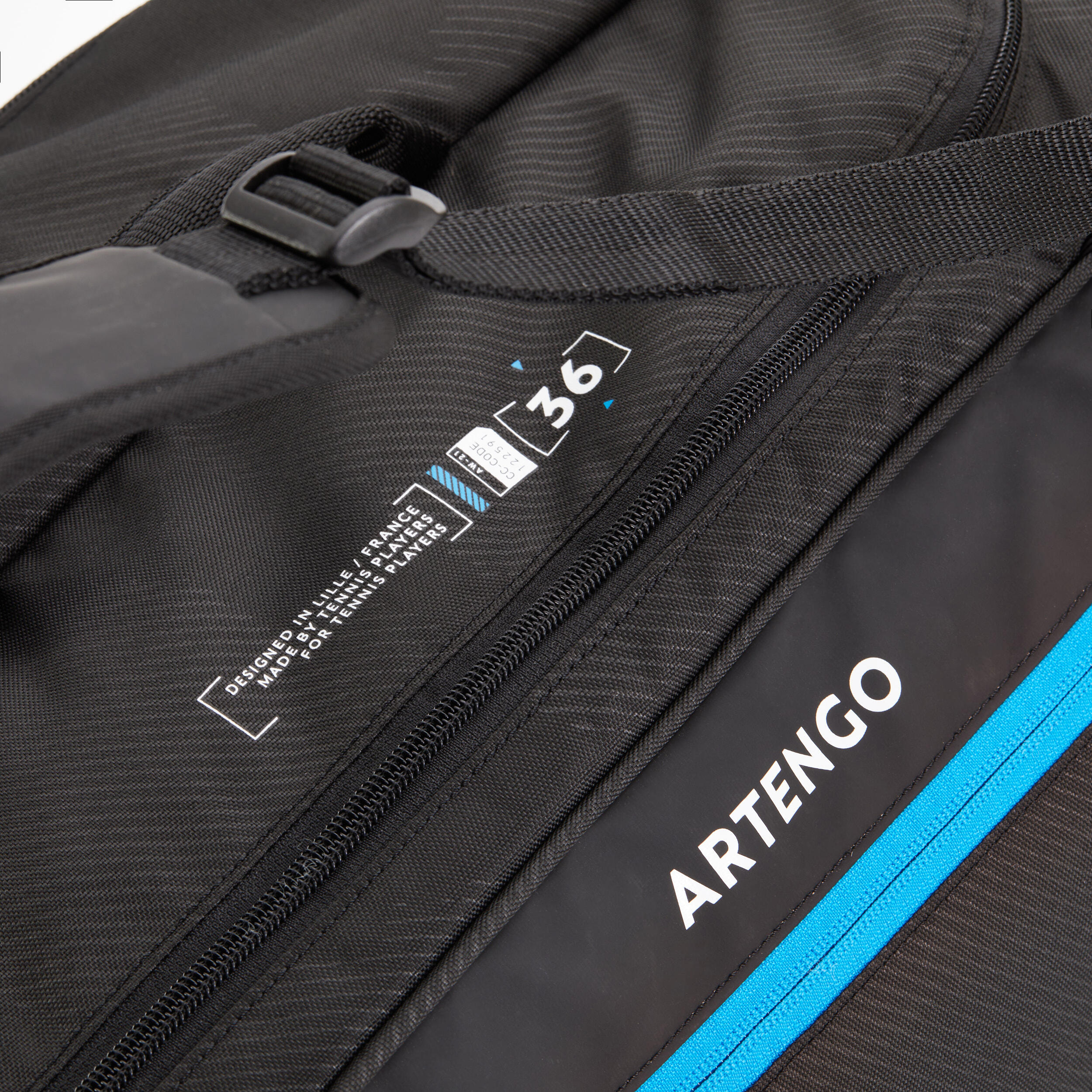 9-Racket Tennis Bag L Team - Black/Blue