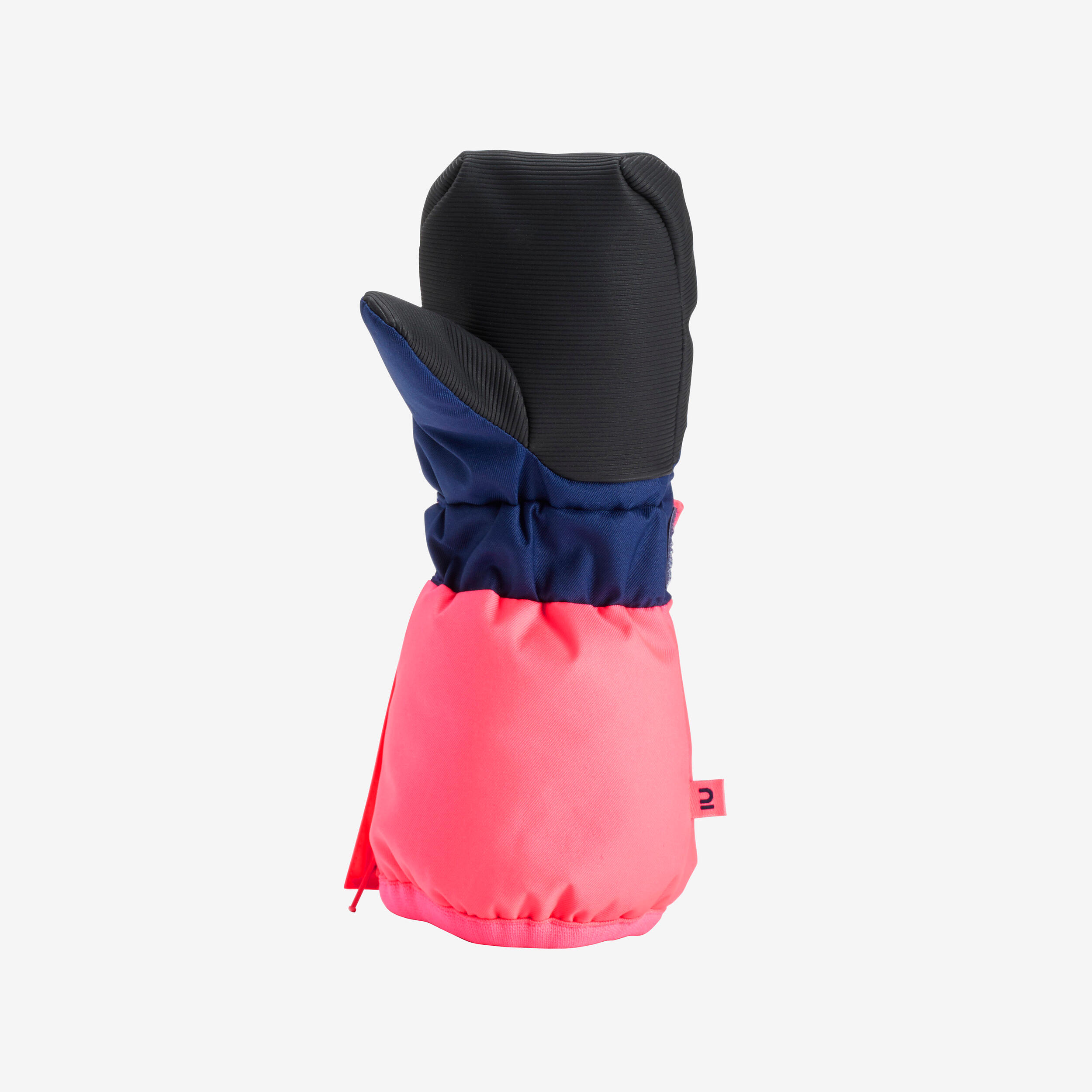 WARM AND WATERPROOF CHILDREN'S SKI MITTENS BLUE AND PINK