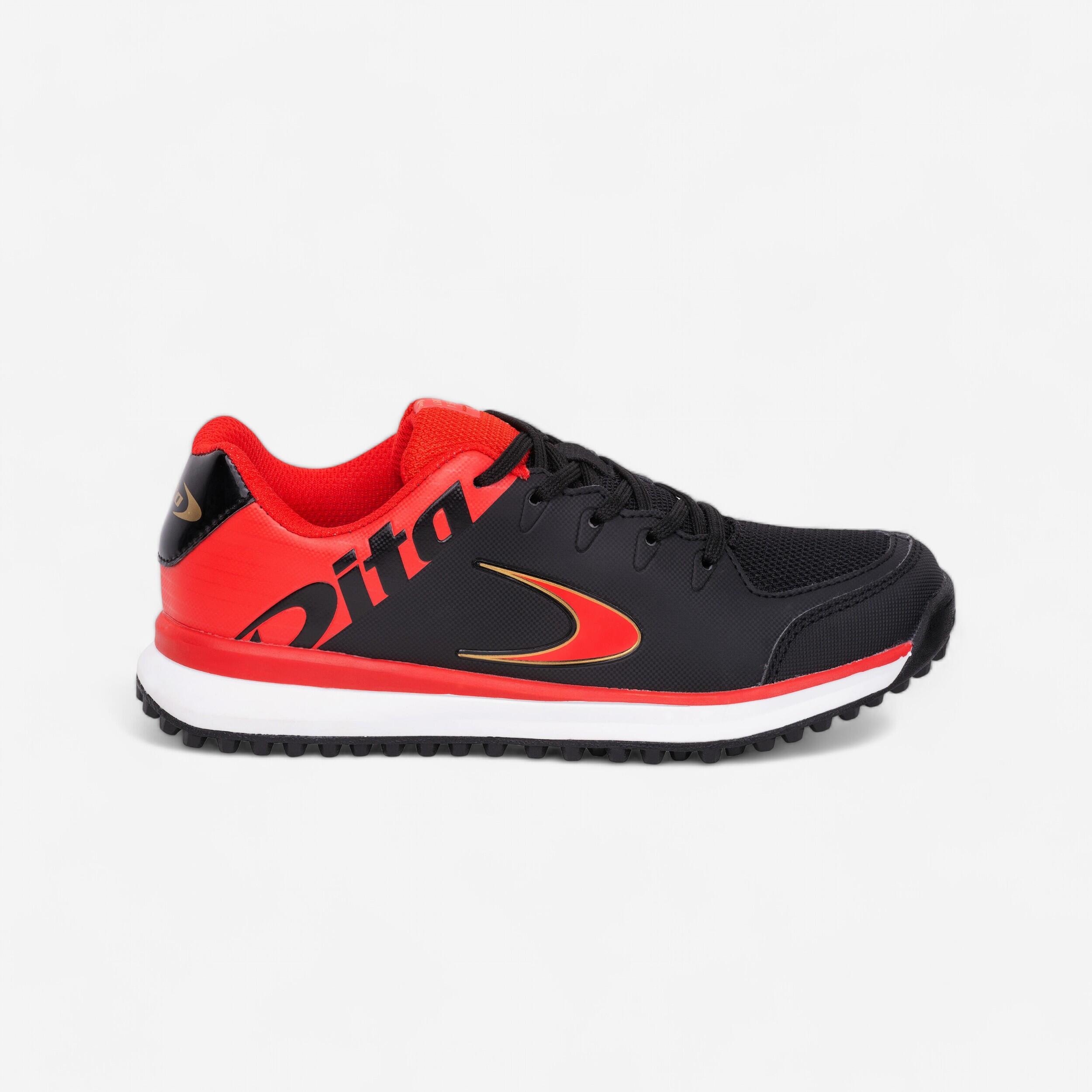 Teens' Low- to Moderate-Intensity Field Hockey Shoes LGHT 150 - Red/Black