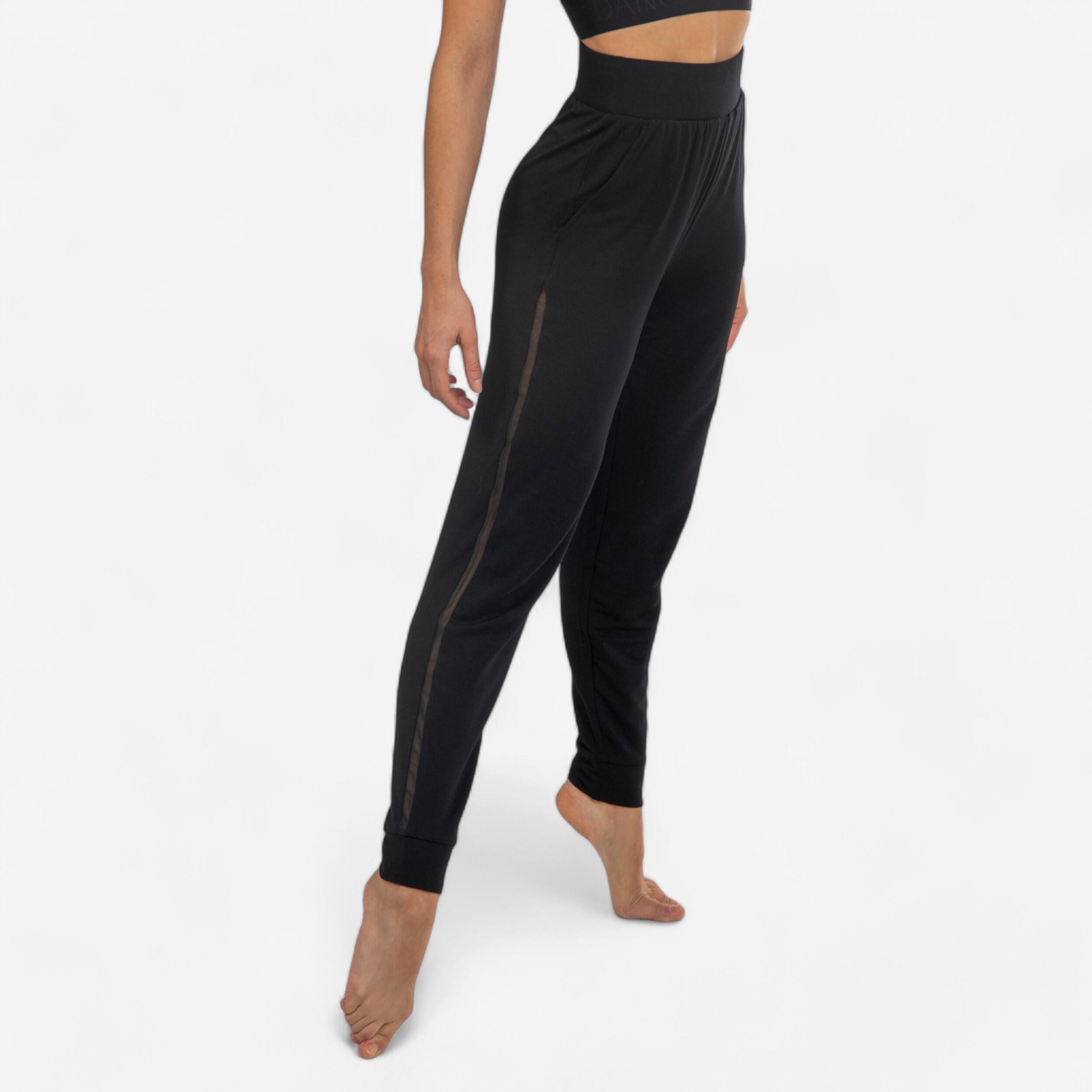 Women's Modern Dance Bottoms with Mesh Sides