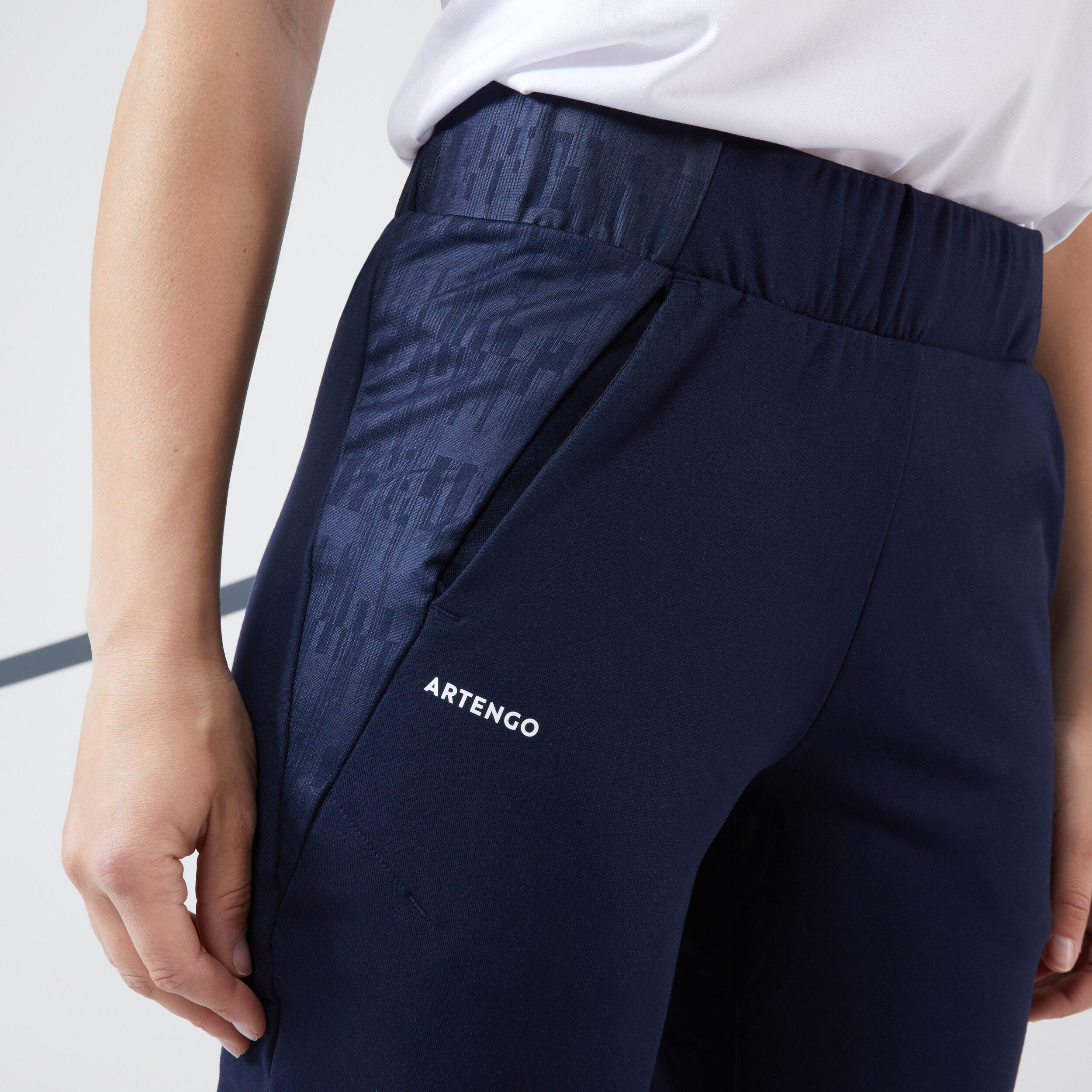 Women's Dry Thermal Tennis Bottoms TH 500 - Blue/Black