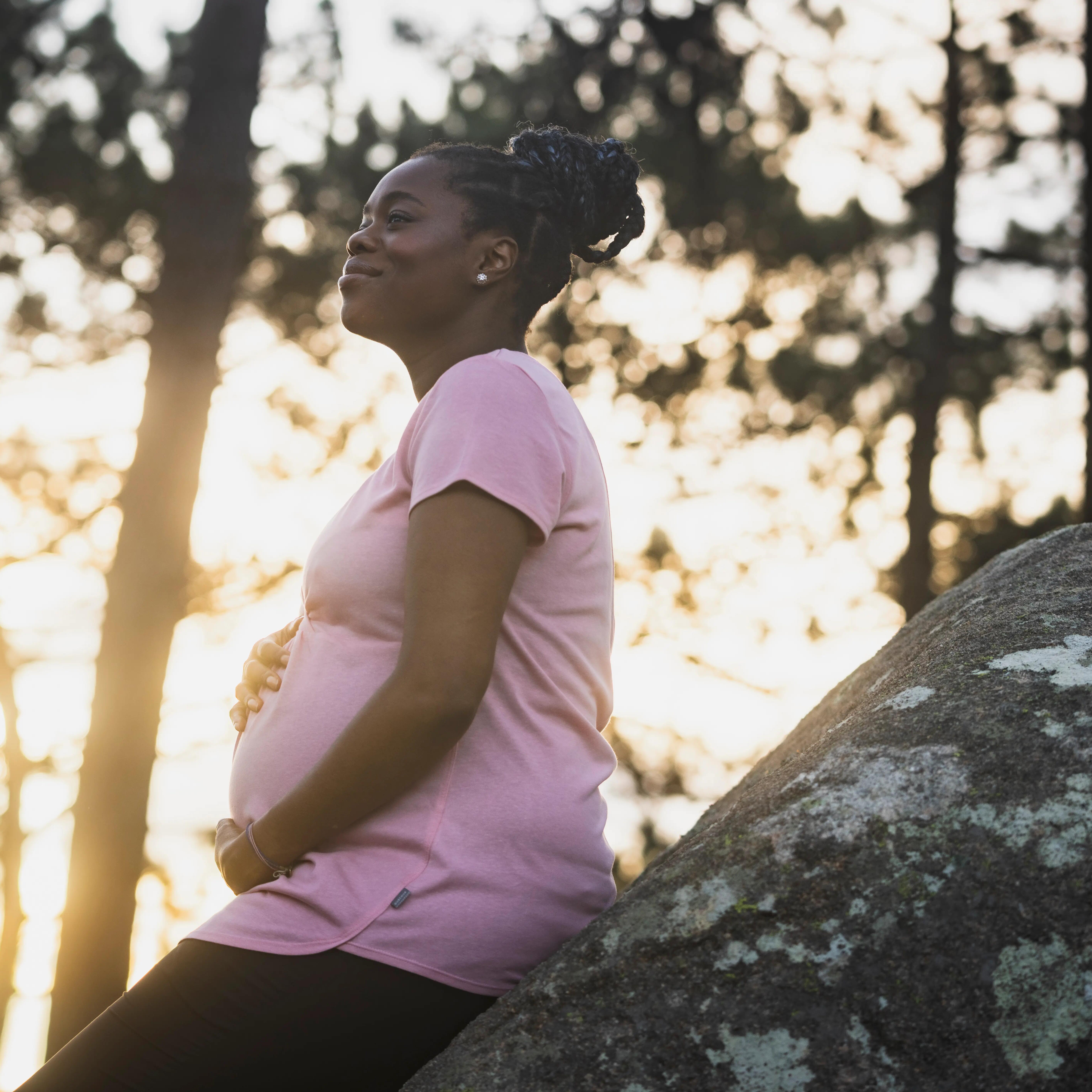 Women’s Maternity Hiking T-shirt Pregnant Women
