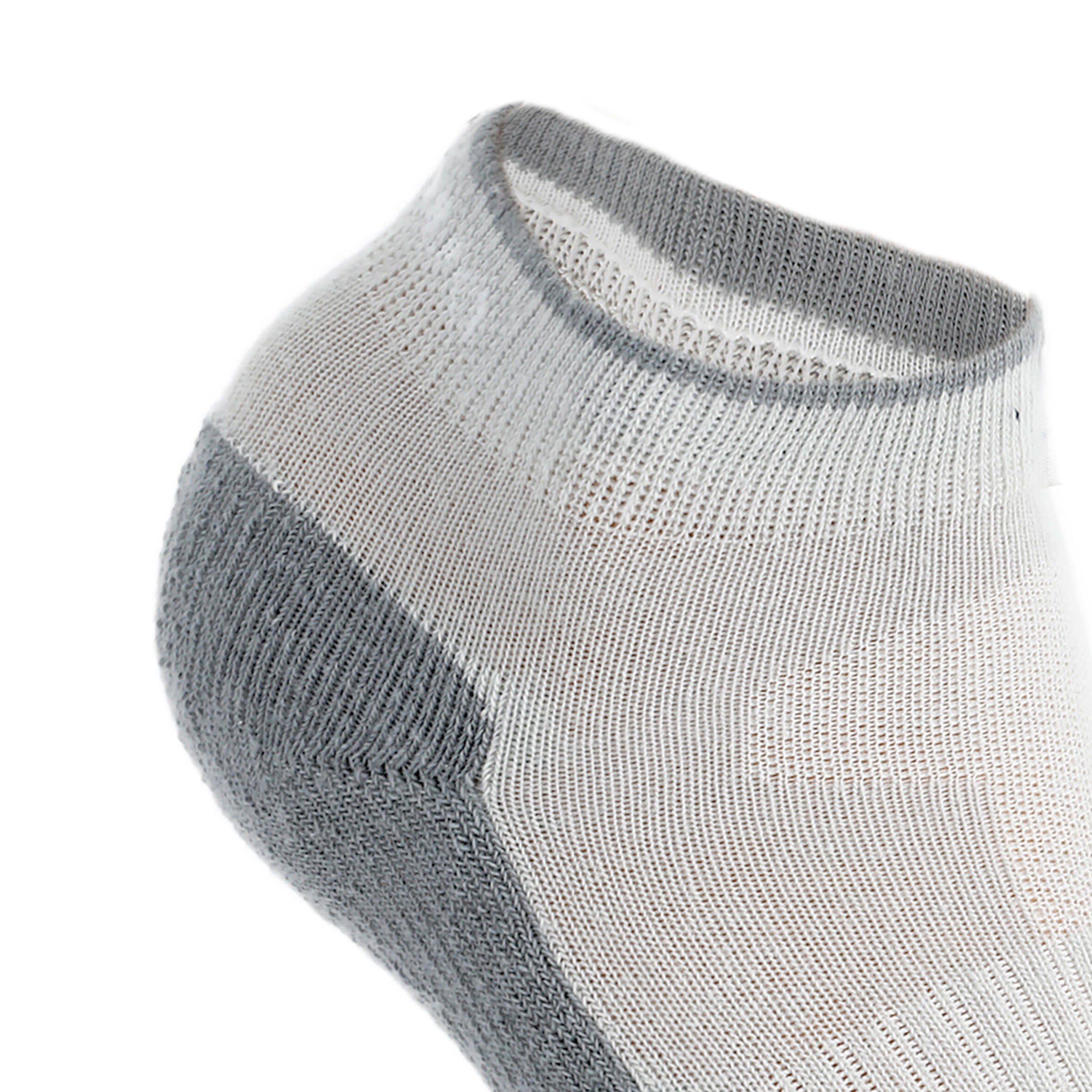 Kids' hiking socks NH100 2-Pack - Grey