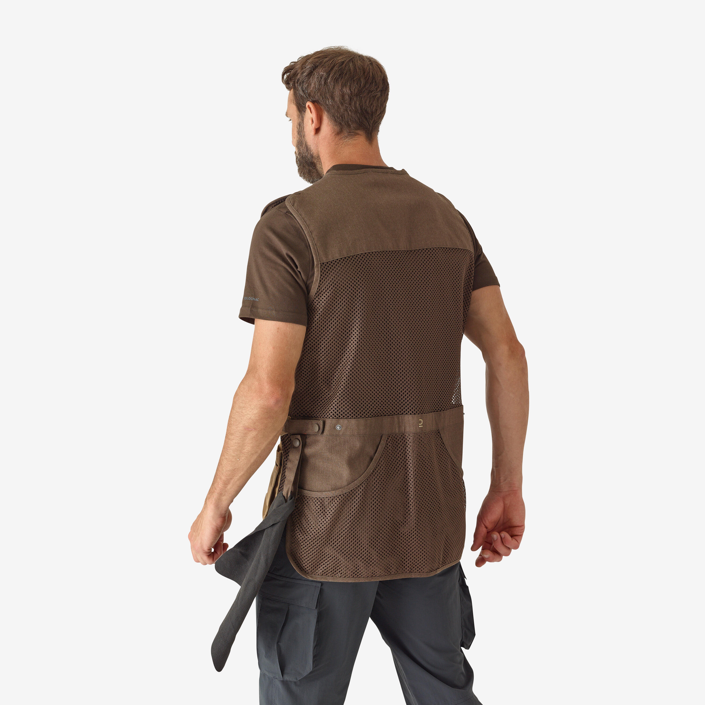 CLAY SHOOTING 500 JACKET BROWN