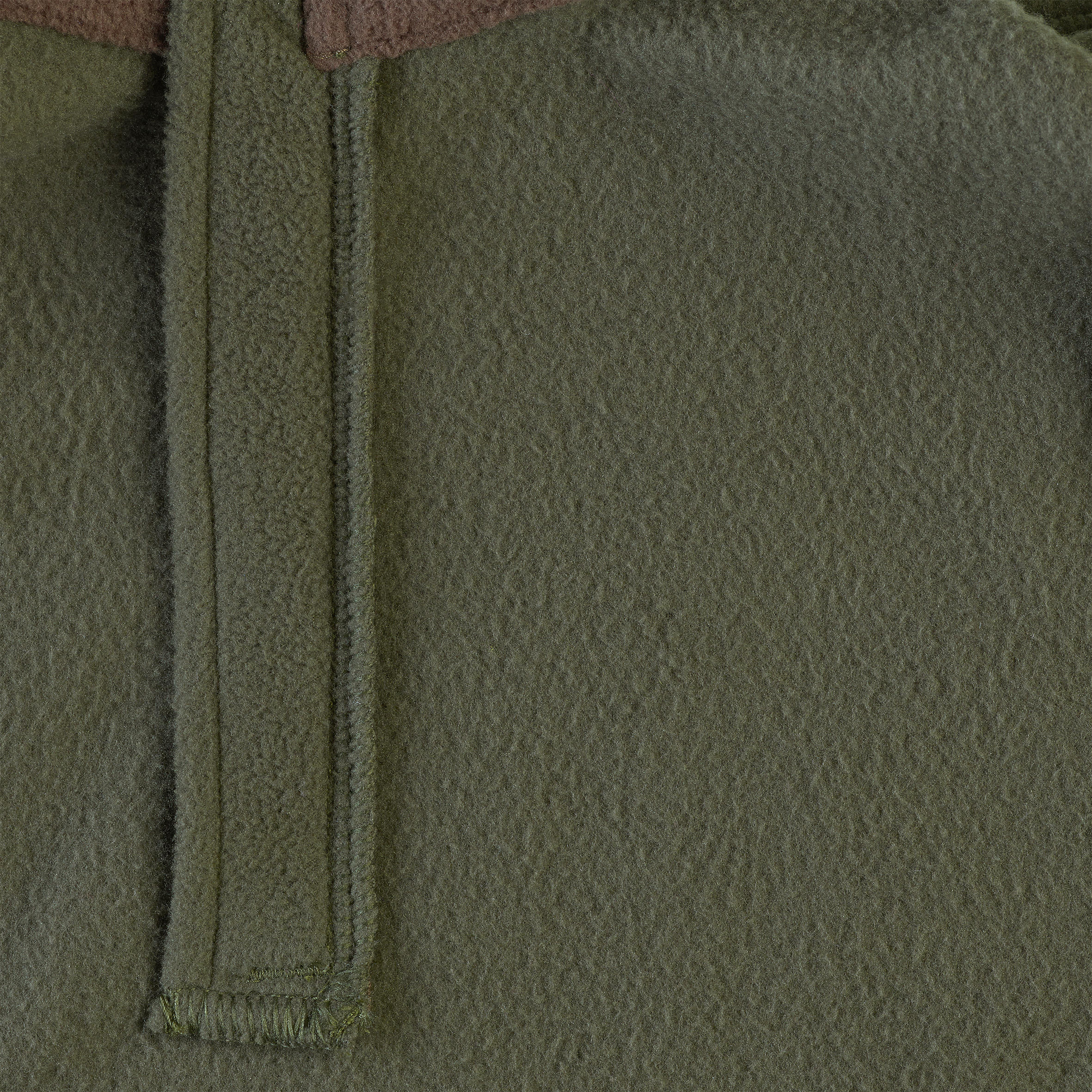 Kids' Half Zip Fleece - Deep Khaki