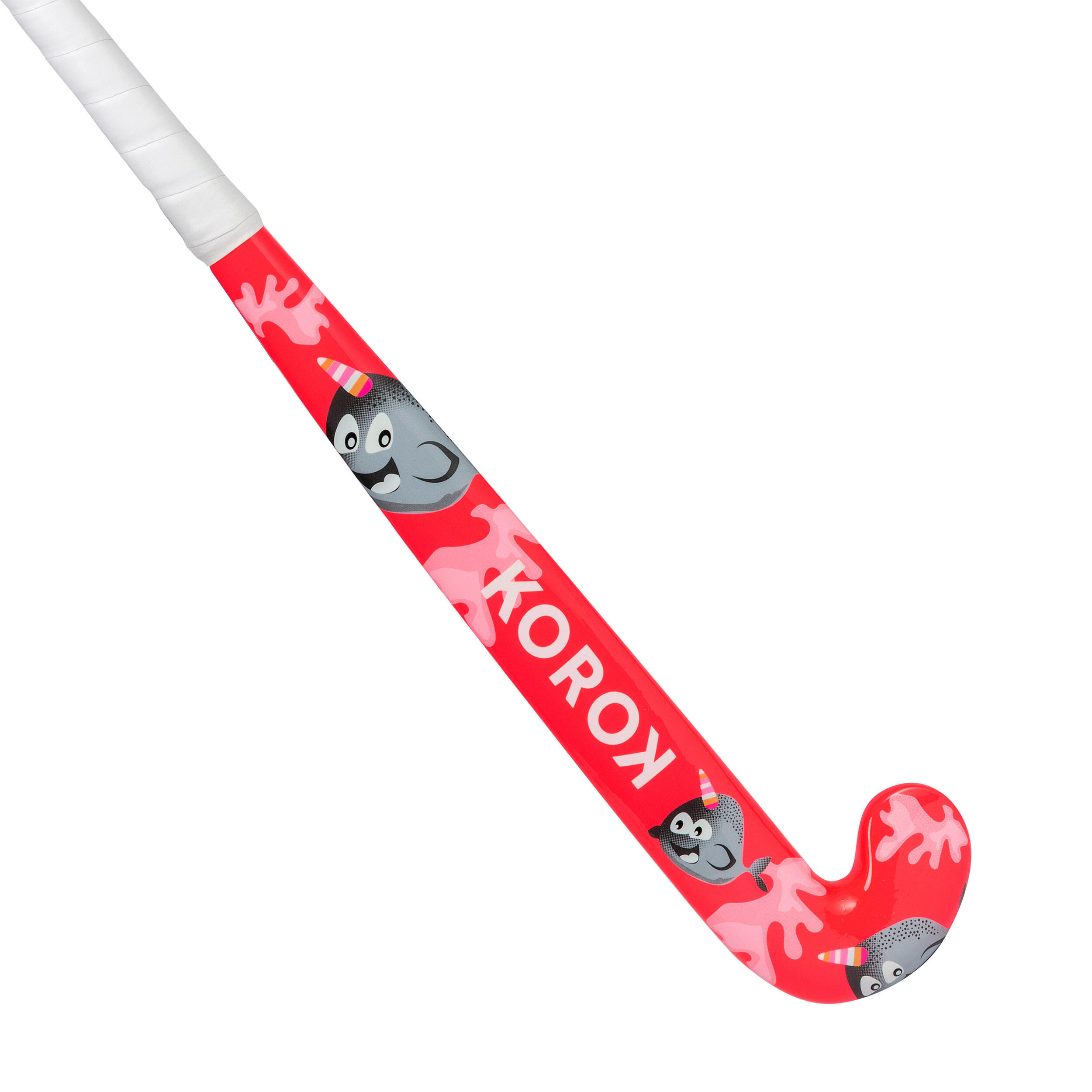 Kids' Wood Field Hockey Stick FH100 - Narwhal