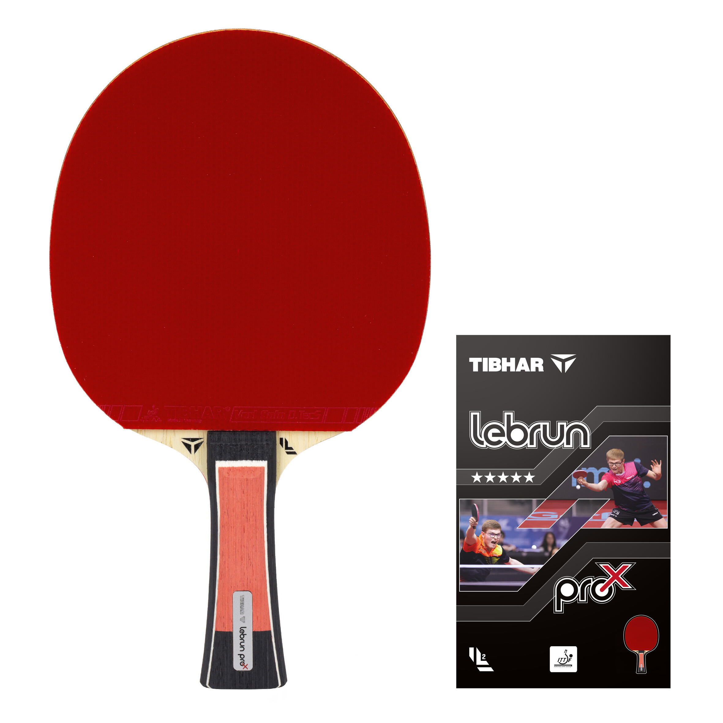 Club Table Tennis Bat Lebrun Pro X 5* ITTF