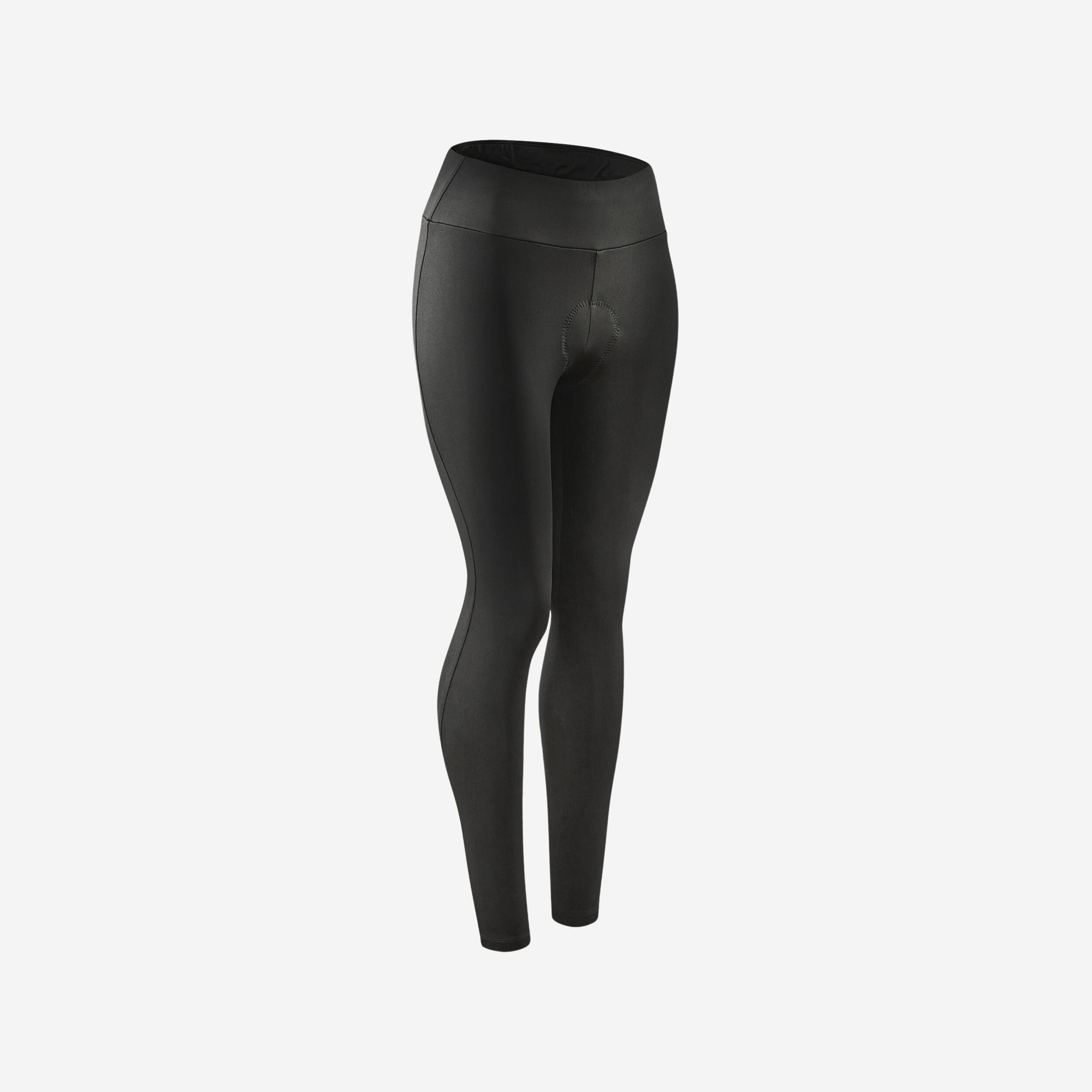 Women's Bibless Bike Touring Tights 100 - Black