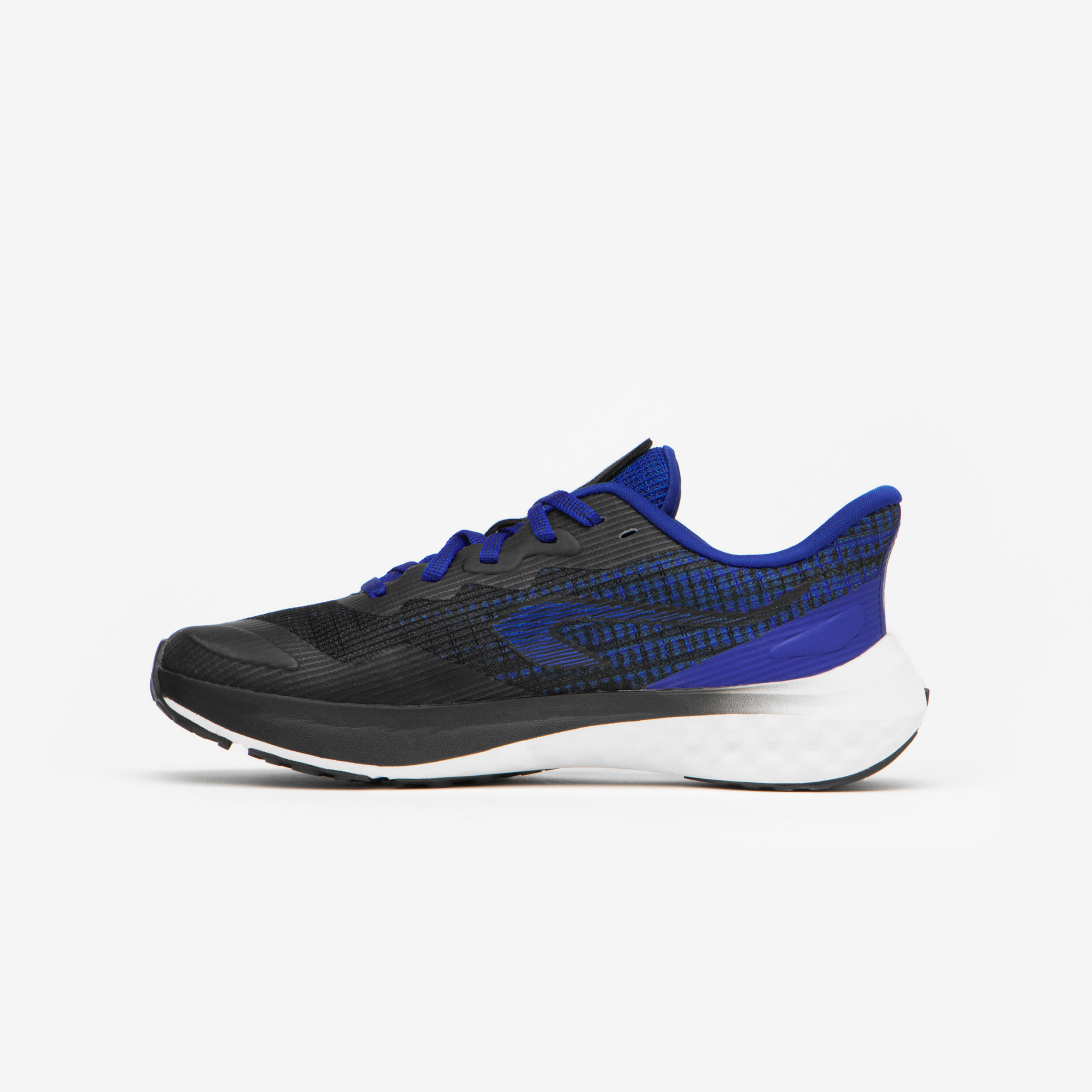 Kids' KIPRUN K500 FAST running shoes - black and blue