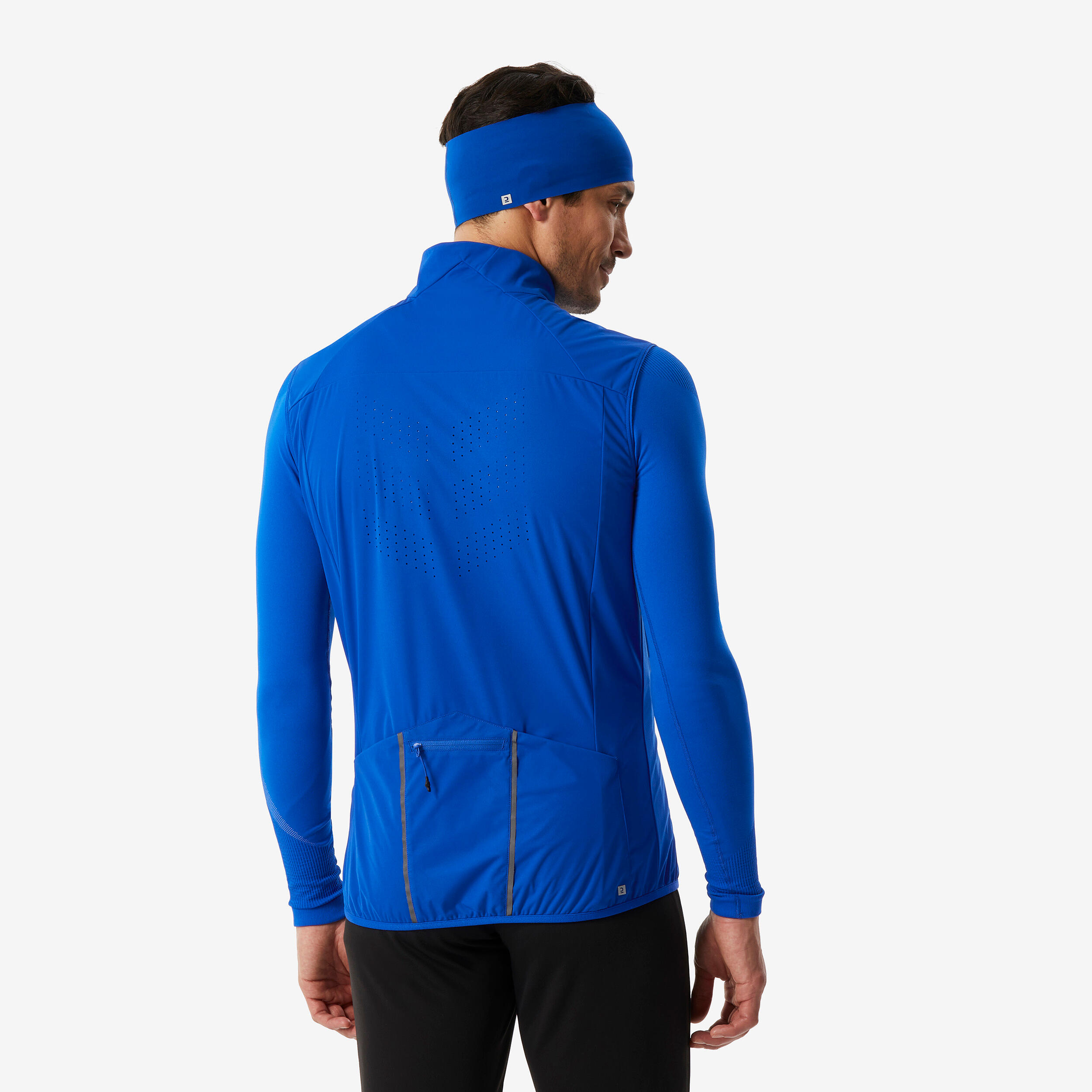 Men's Sleeveless Cross-country Skiing Gilet Vest 500 - Blue