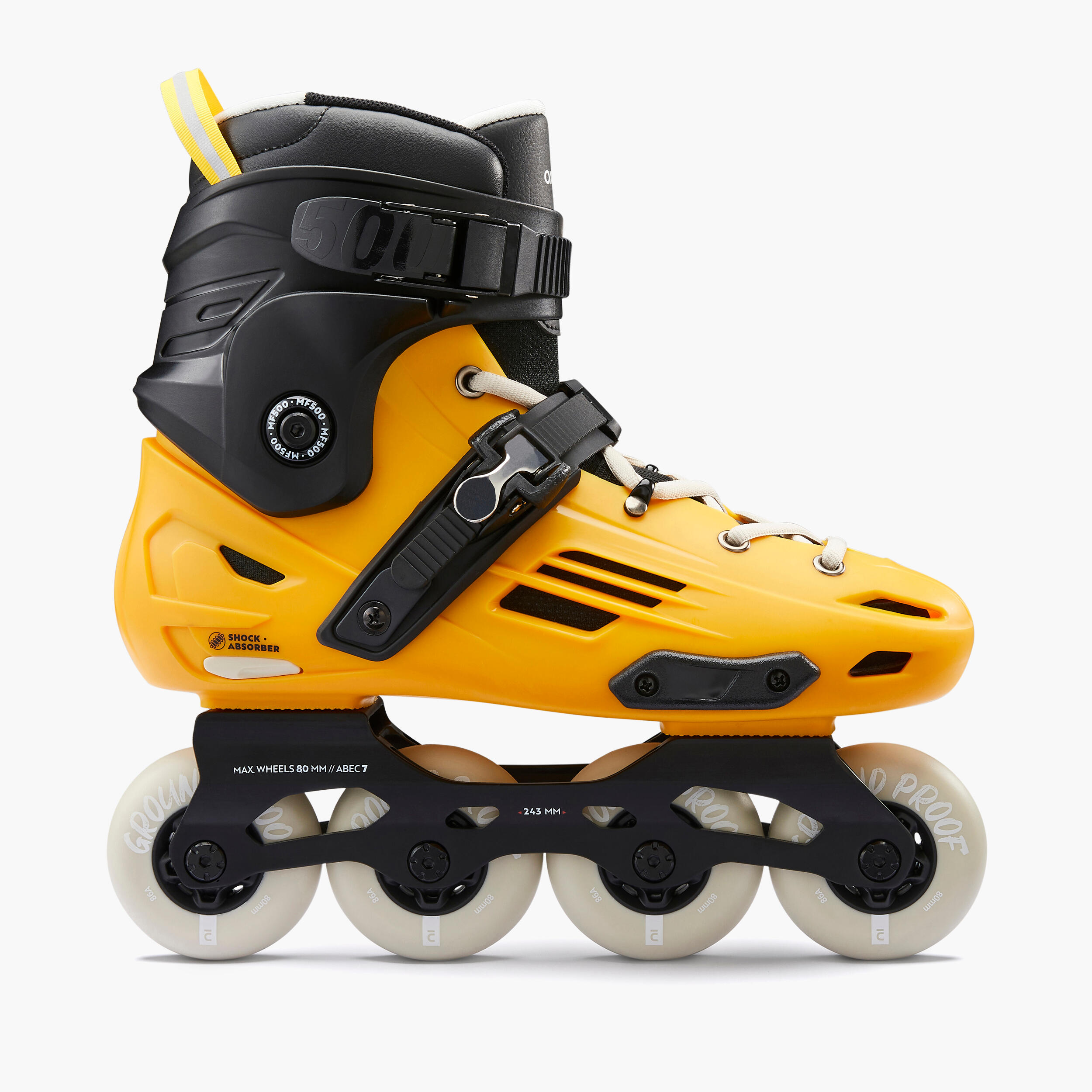 Adult Freeride Inline Skates MF500 - Yellow
