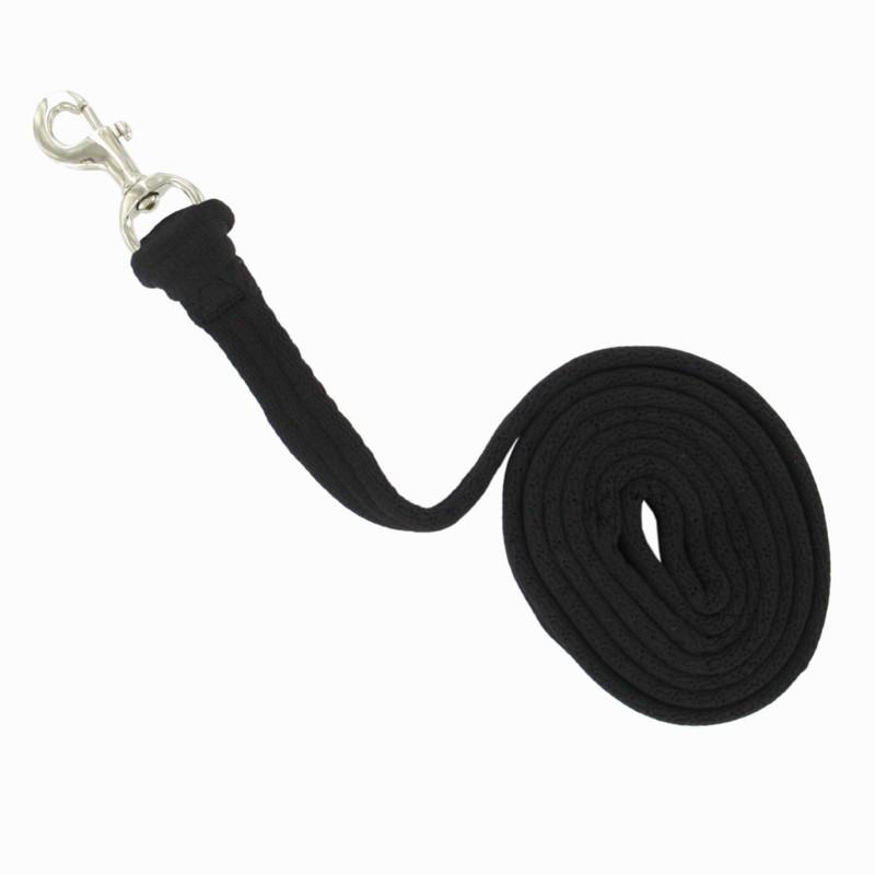 1.9 m Horse Riding Leadrope For Horse and Pony Soft - Black