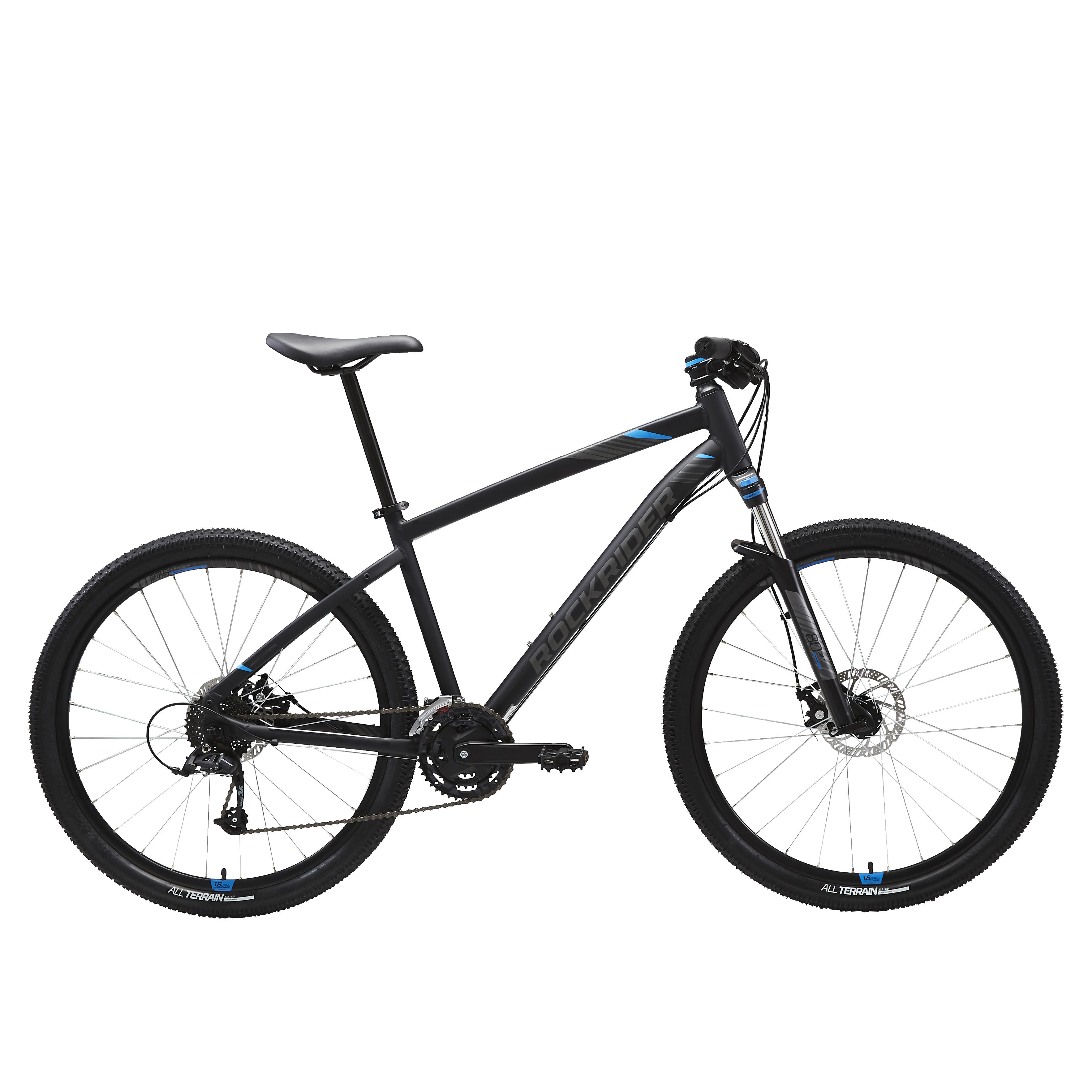27.5 Inch Mountain bike Rockrider ST 520 - Black