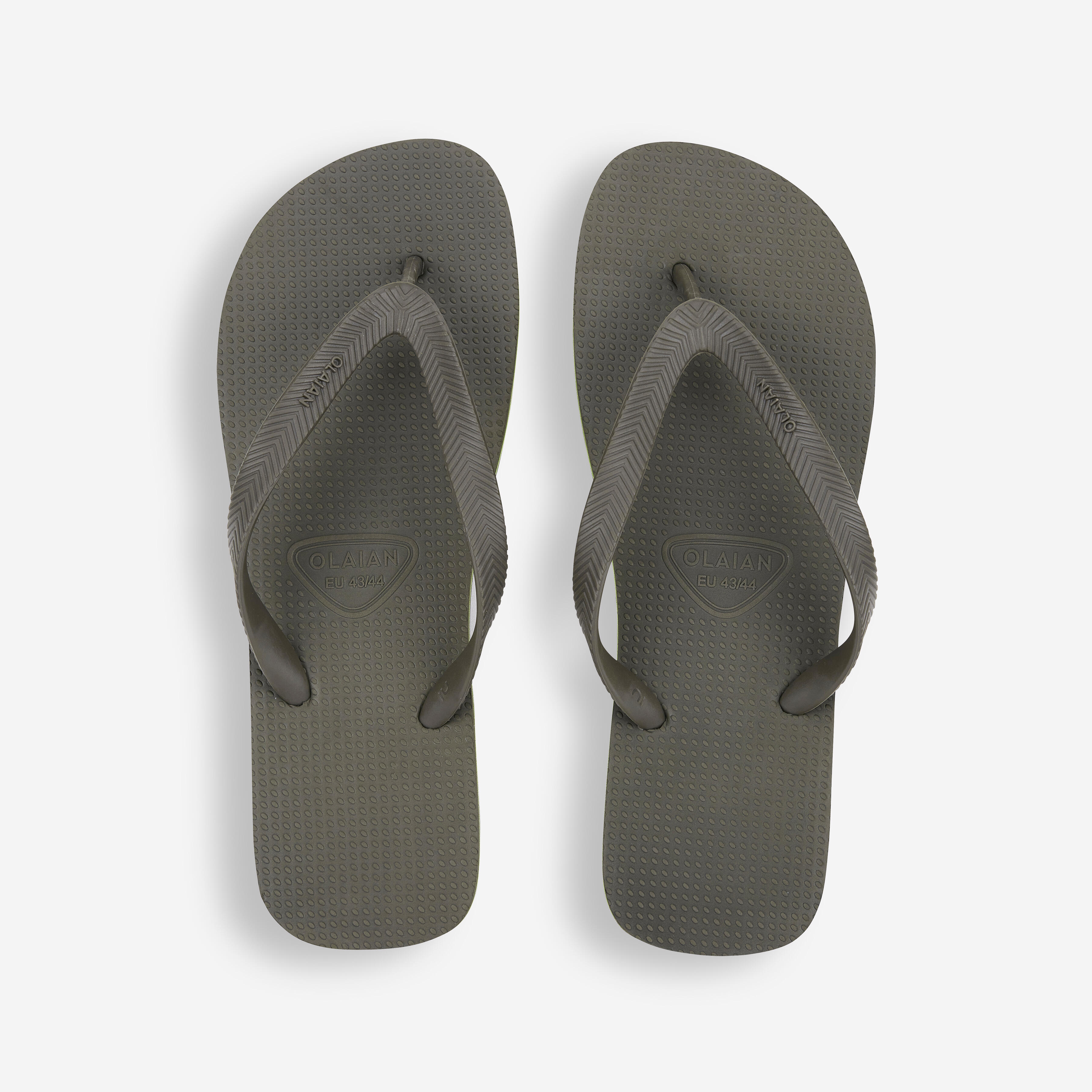 Men's Flip-Flops - 500 Khaki