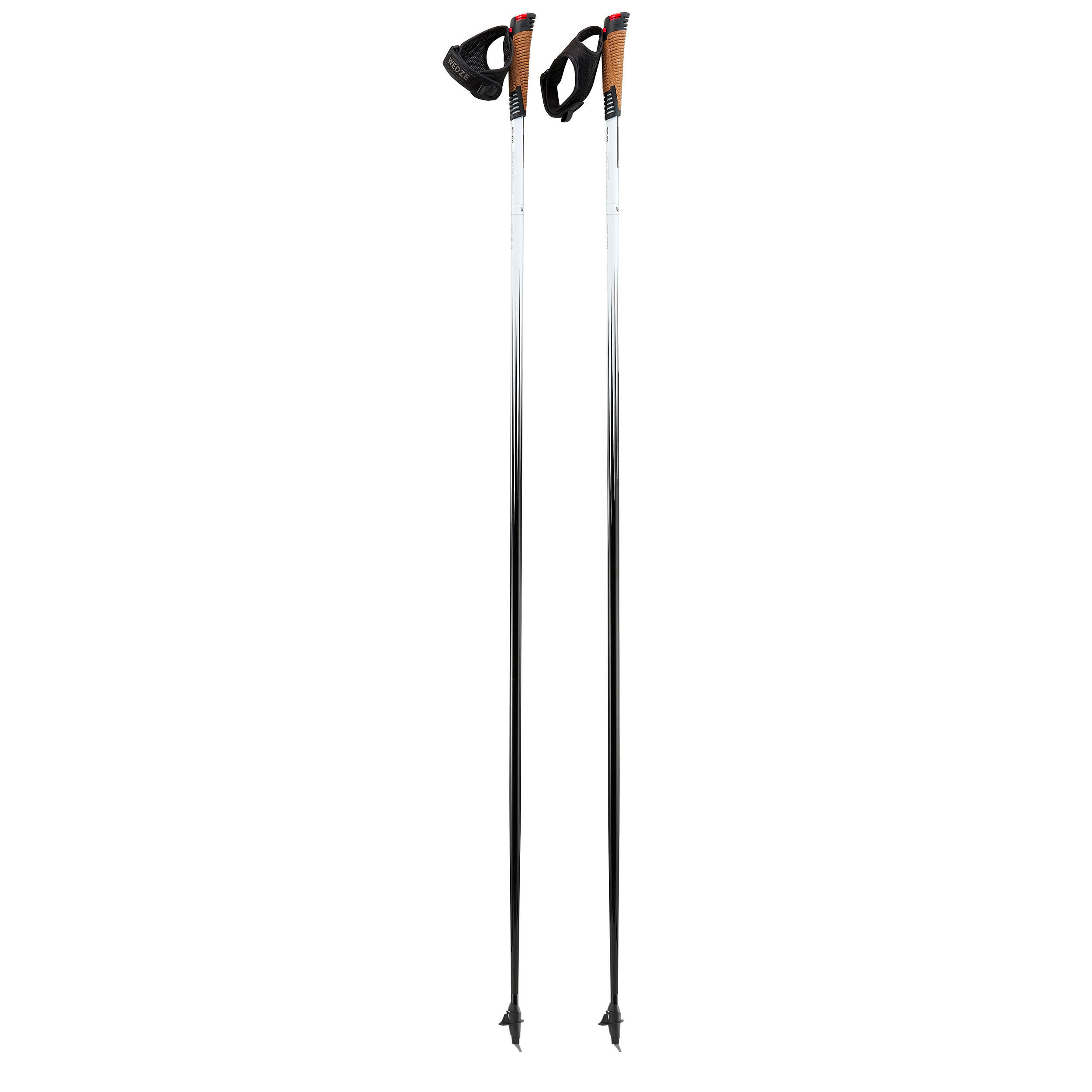 ROLLER SKI POLES 550 - WHITE AND BLACK