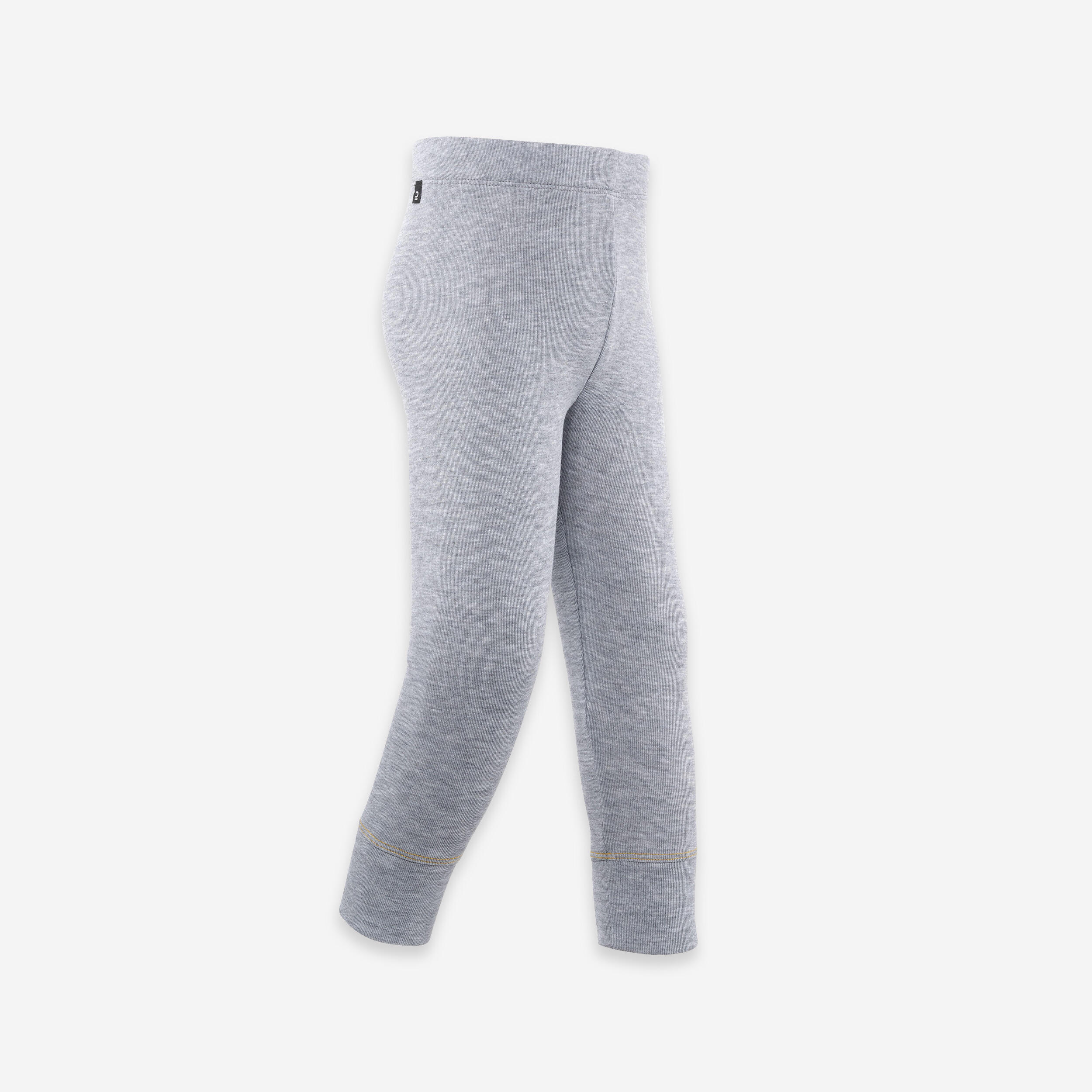 Base layer trousers  Baby ski leggings - WARM grey
