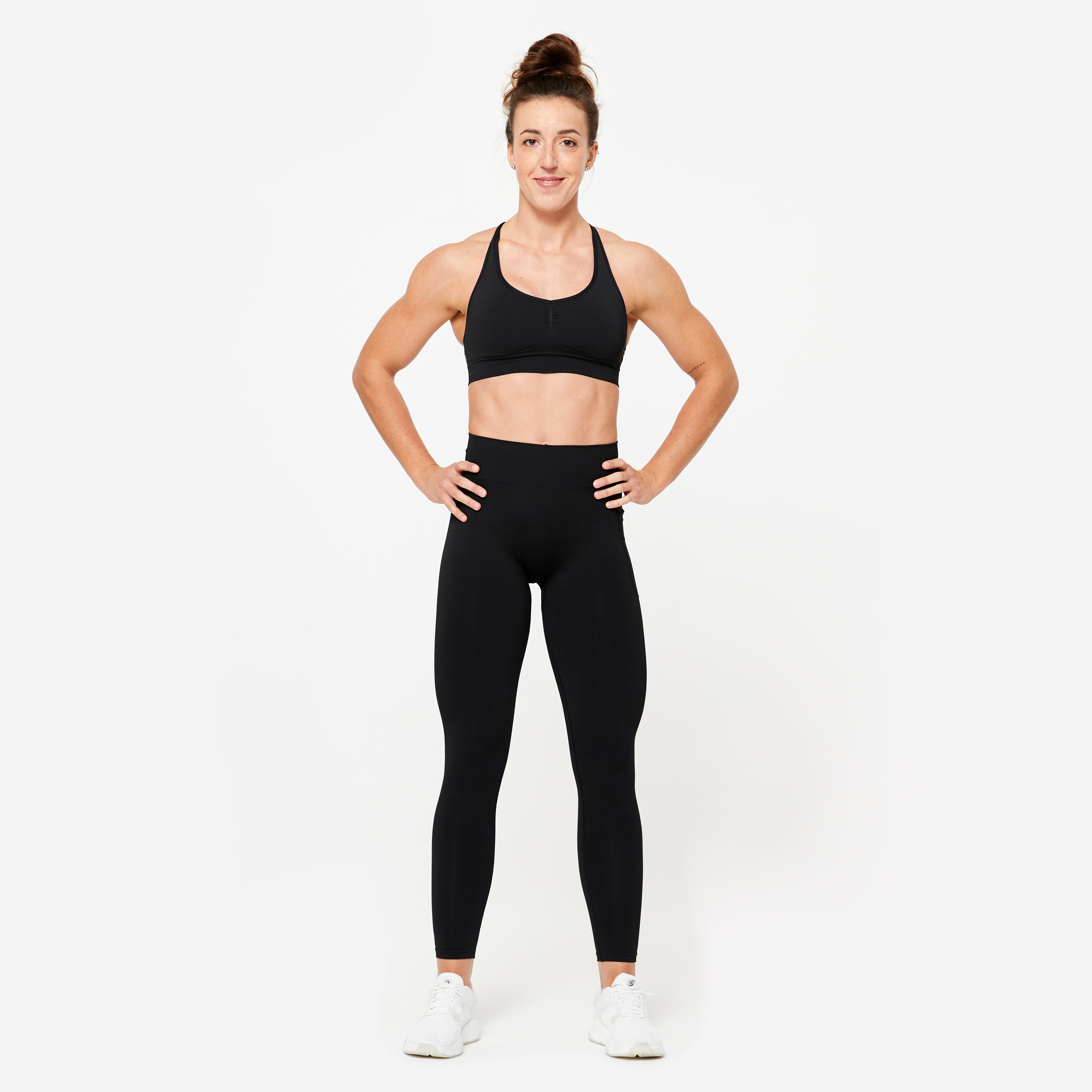 Women's Push-Up Effect Seamless Leggings - Black