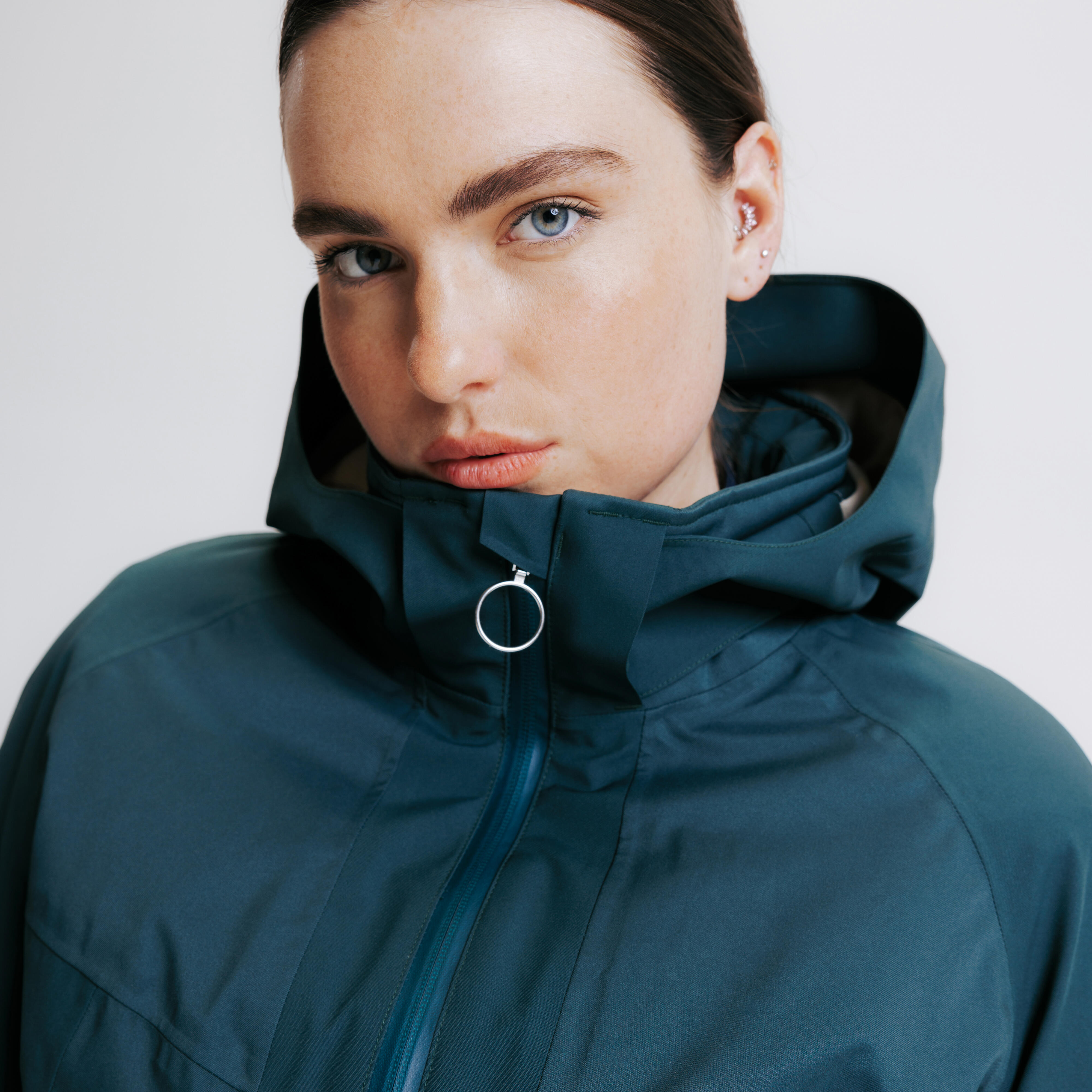 Women's Warm Horse Riding Jacket 900 - Green