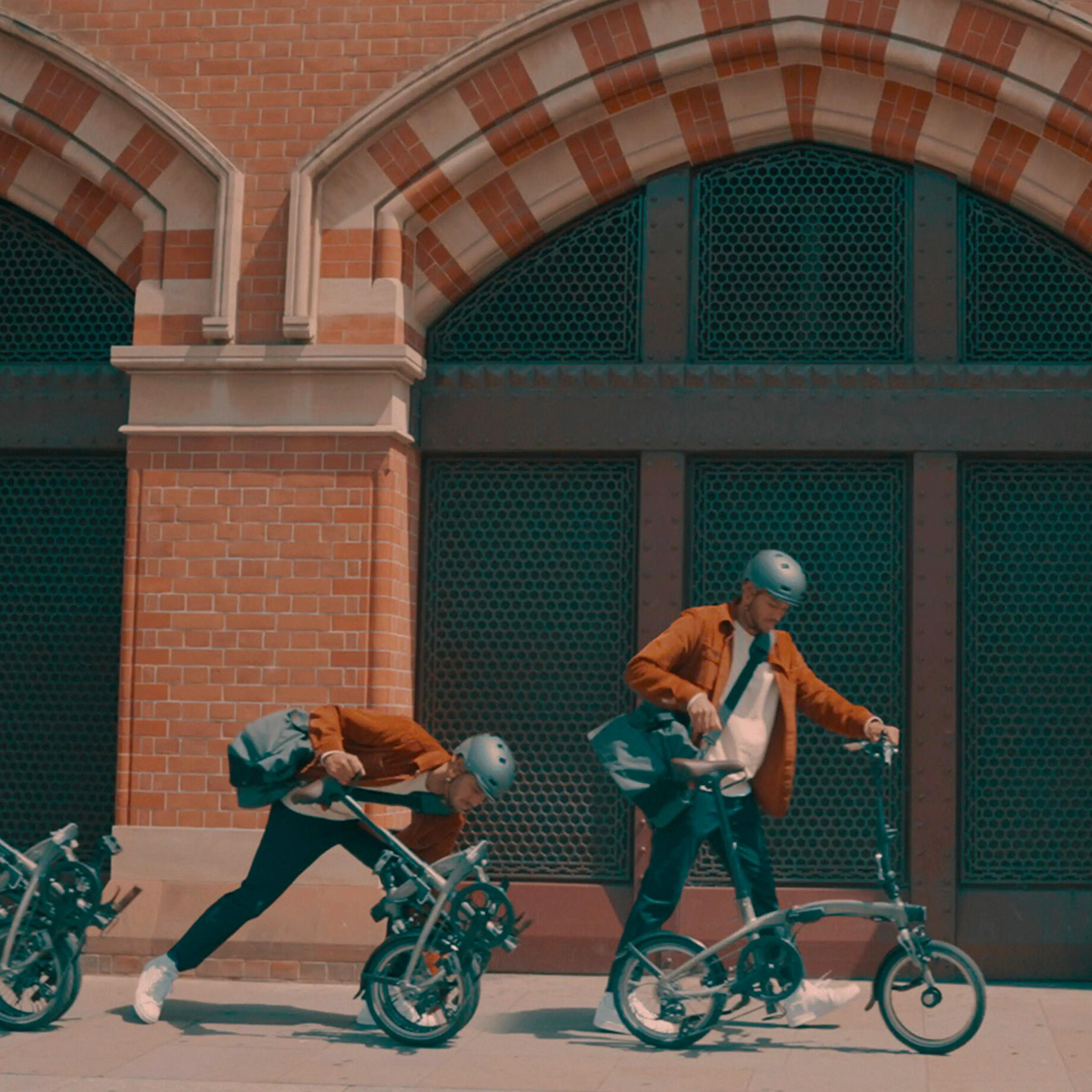 16-inch ultra-compact 1-second lightweight folding bike  grey