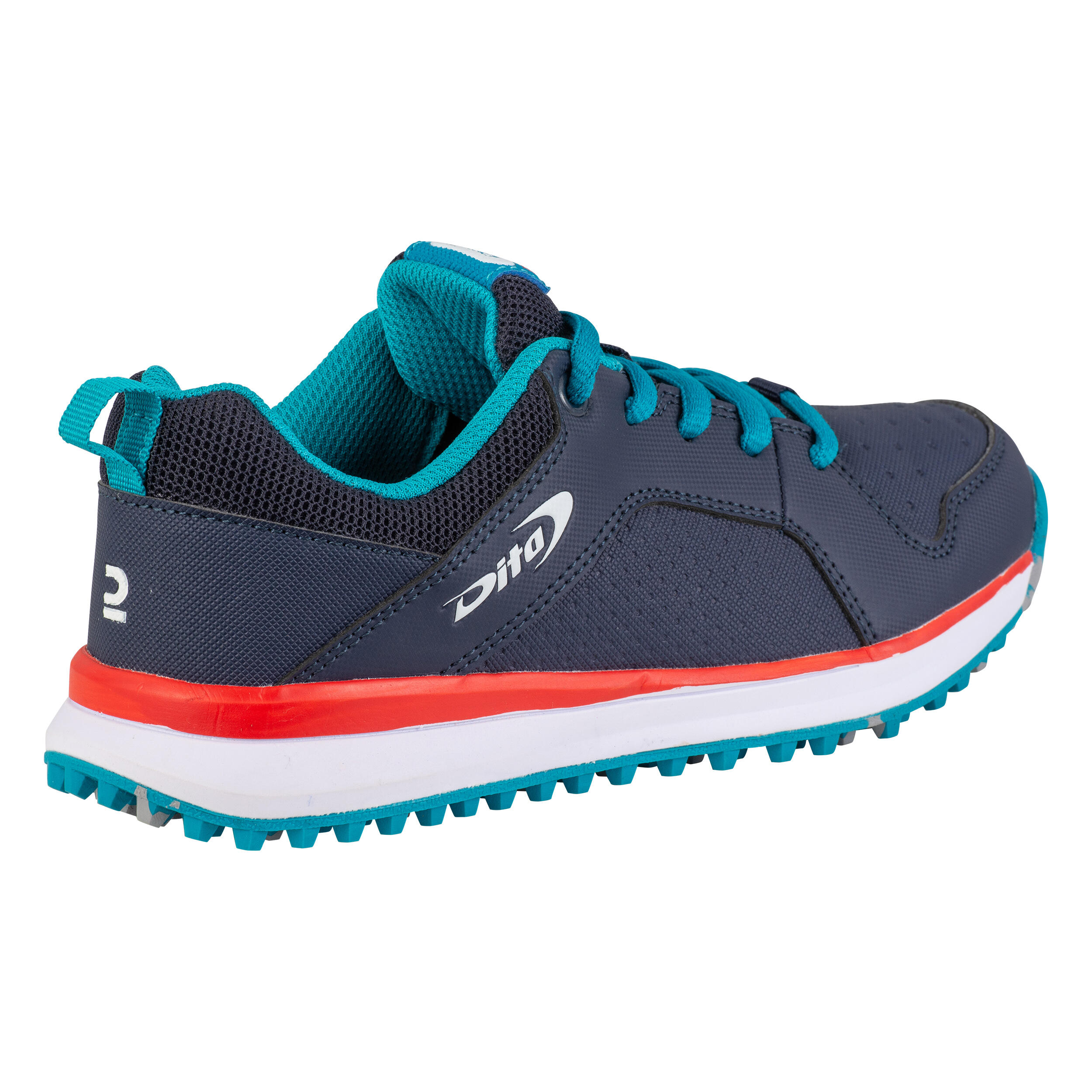 Kids' Low to Moderate-Intensity Field Hockey Shoes DT100 JR - Blue