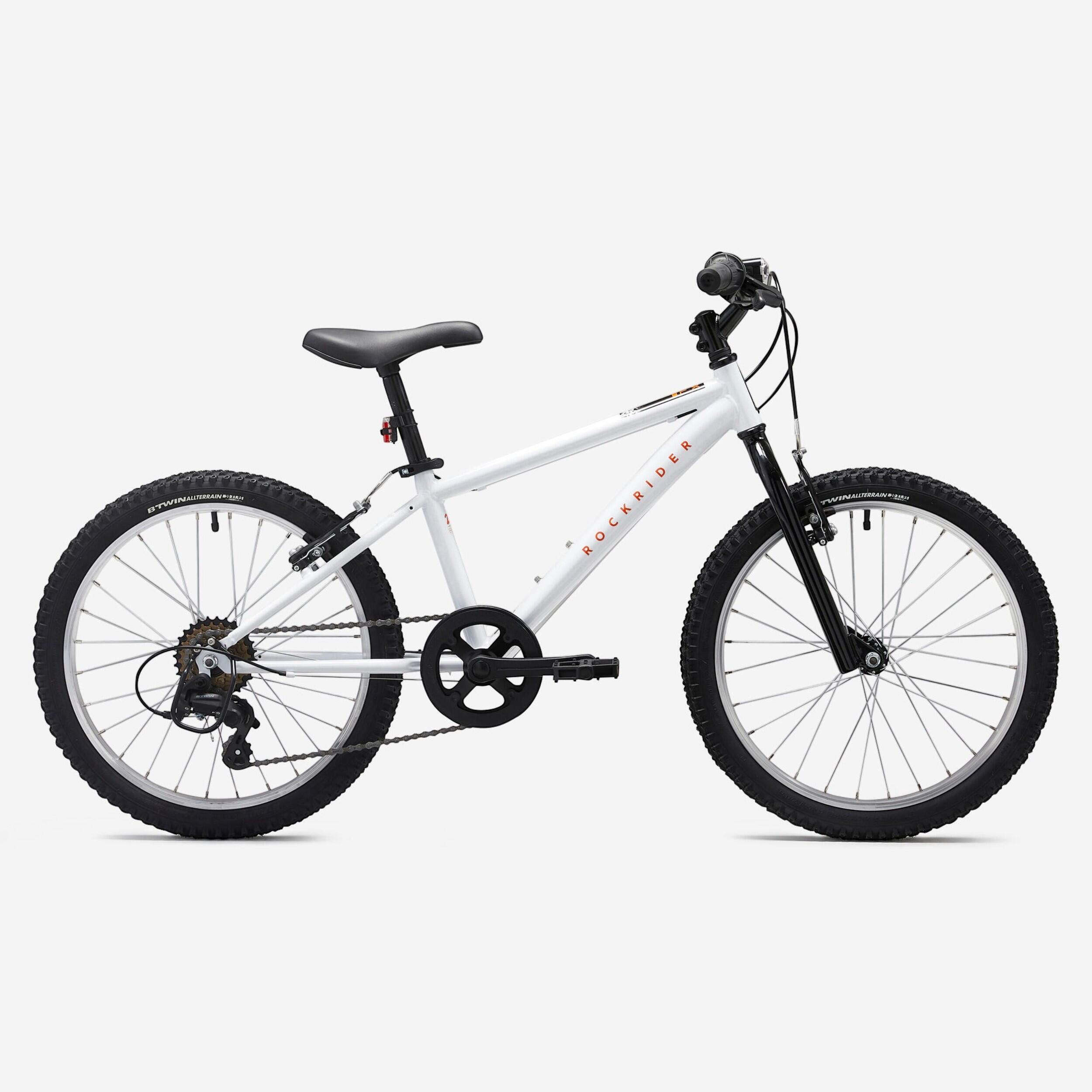 Kids' 20-Inch Mountain Bike Explore 120 Ages 6-9 - White