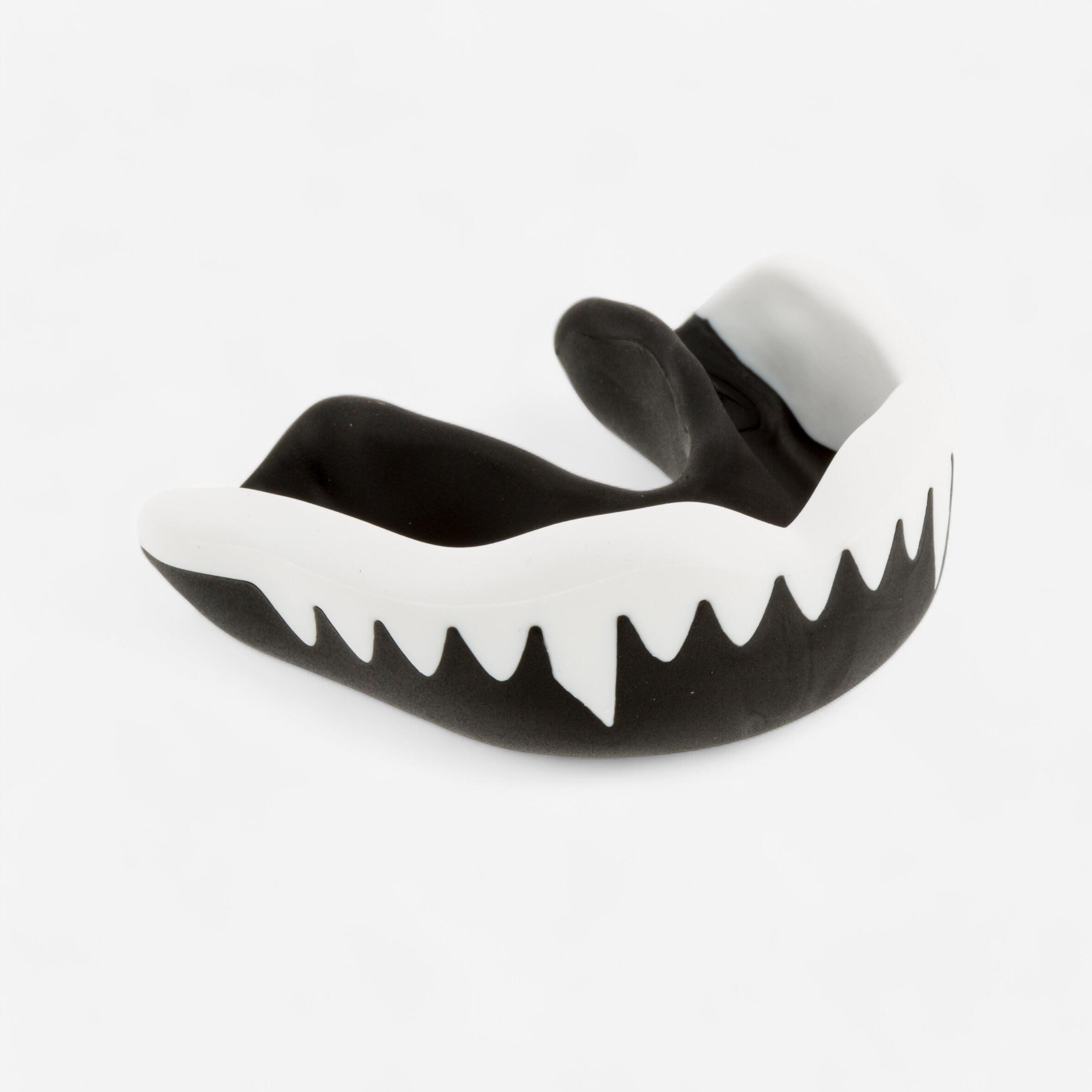 Adult Rugby Mouth Guard Viper - White/Black