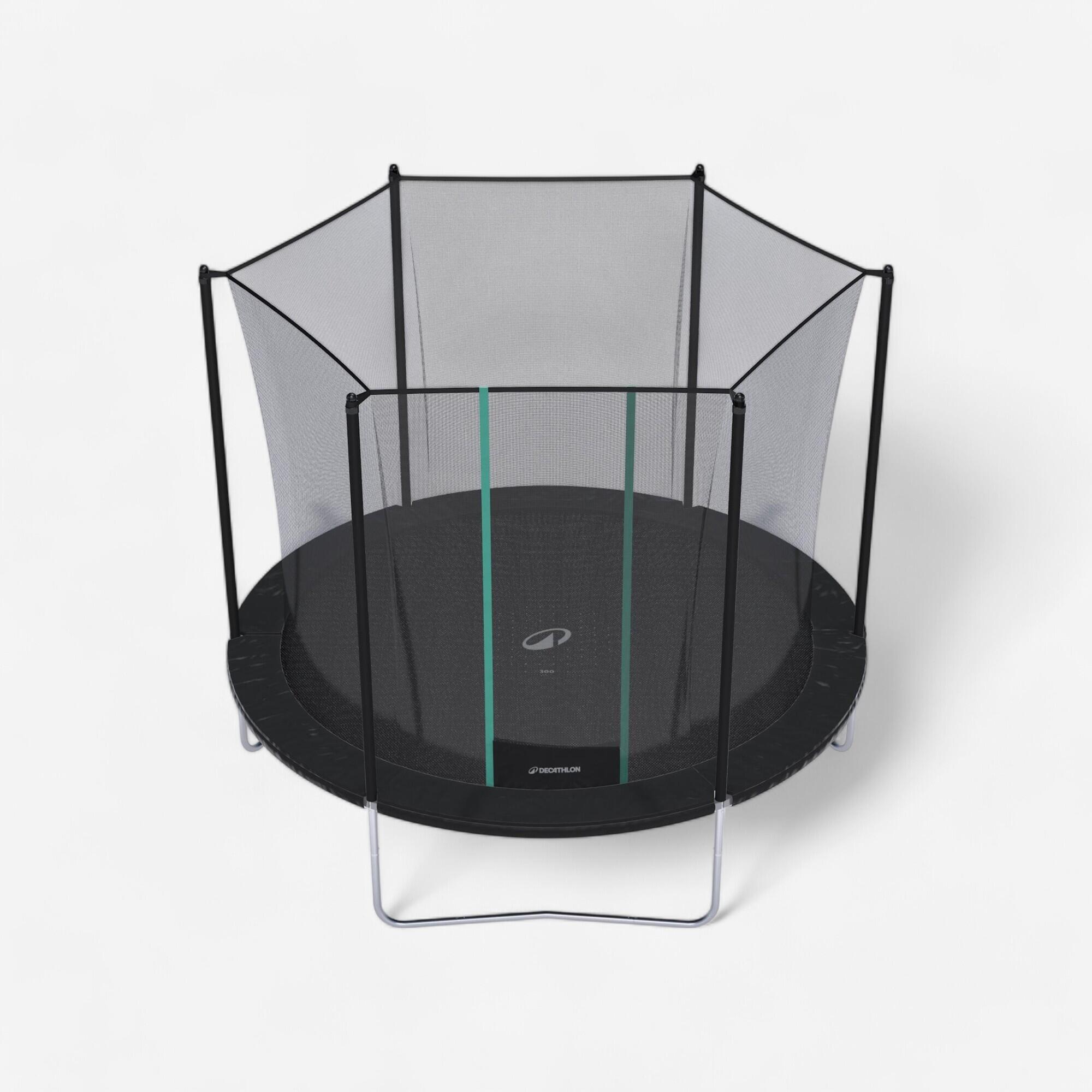 Trampoline 300 with Netting - Tool-Free Design