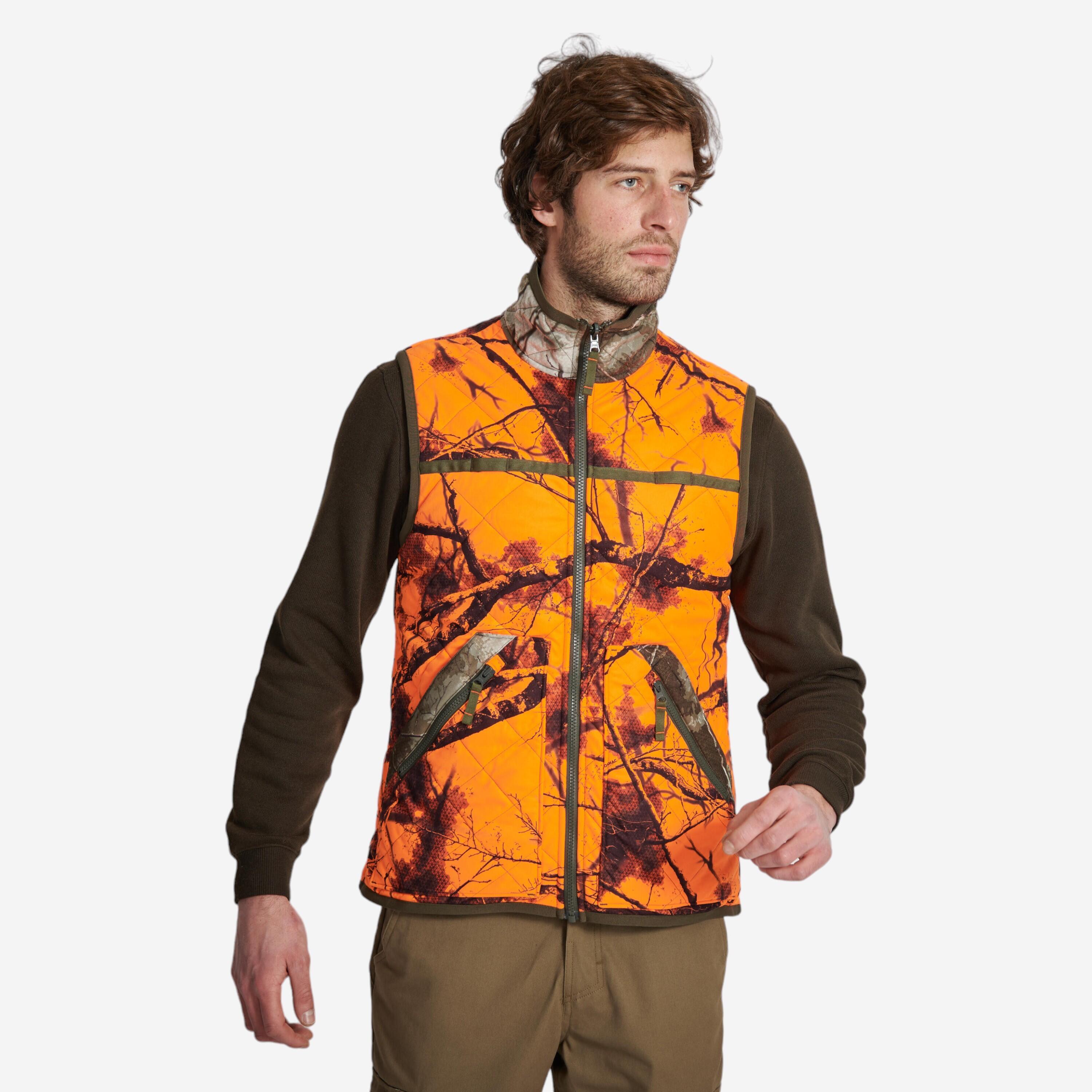 Reversible hunting waistcoat Treemetic/Treemetic 100 - neon