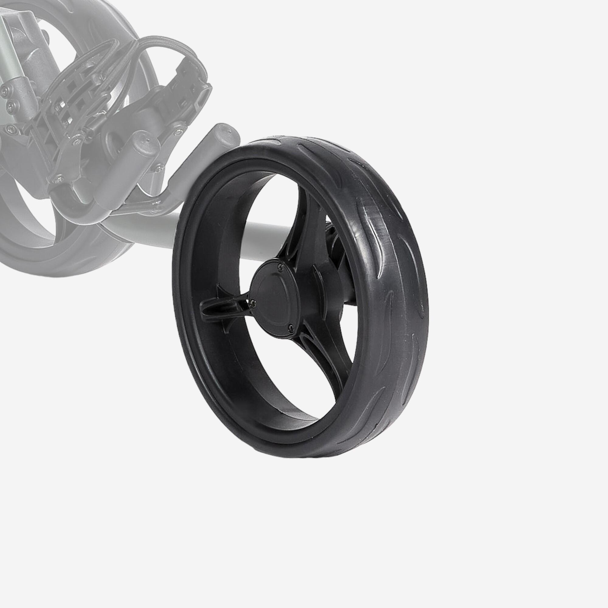 FRONT WHEEL FOR 3-WHEEL COMPACT GOLF TROLLEY 23 CM - INESIS