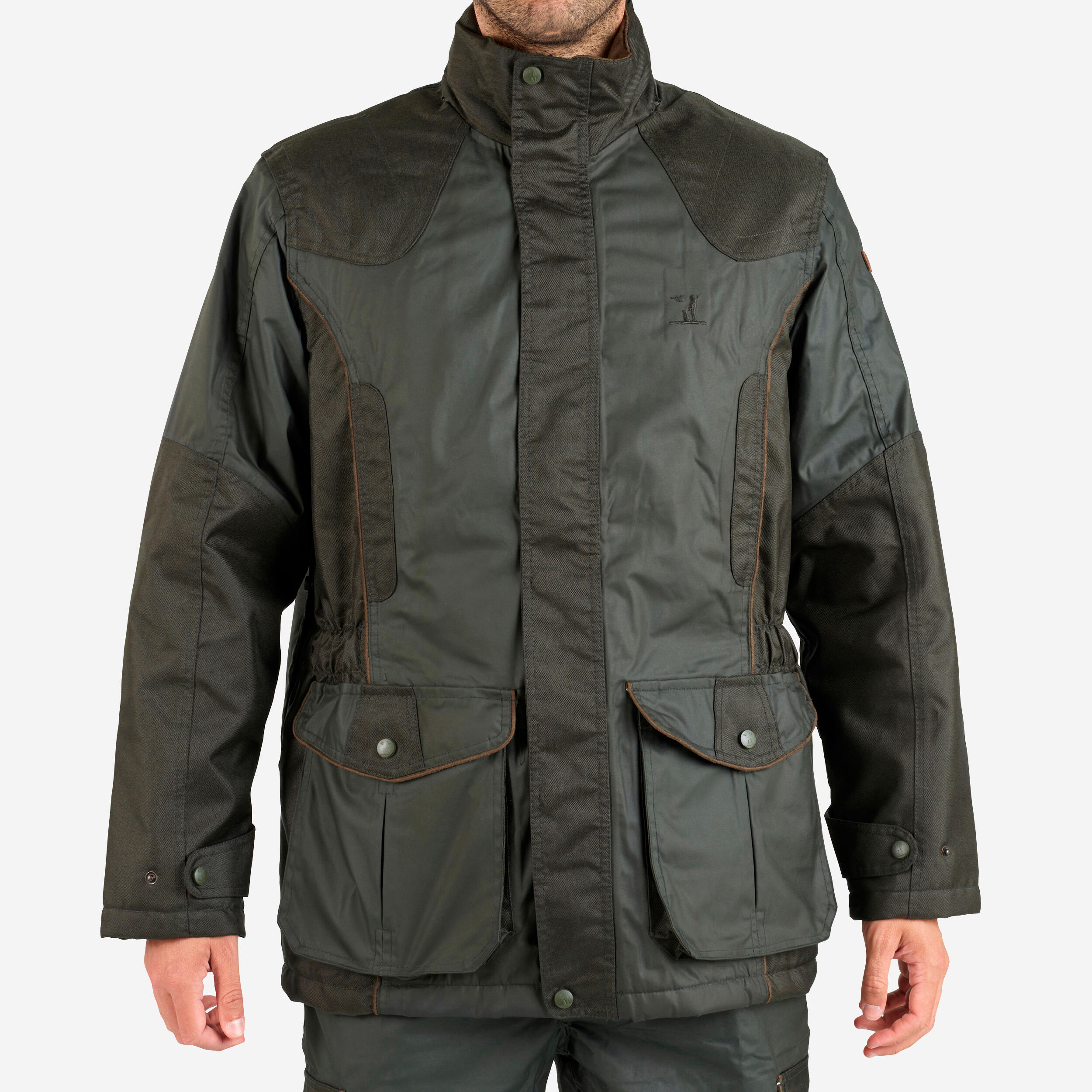 Hunting waterproof robust jacket Percussion Impertane - Green